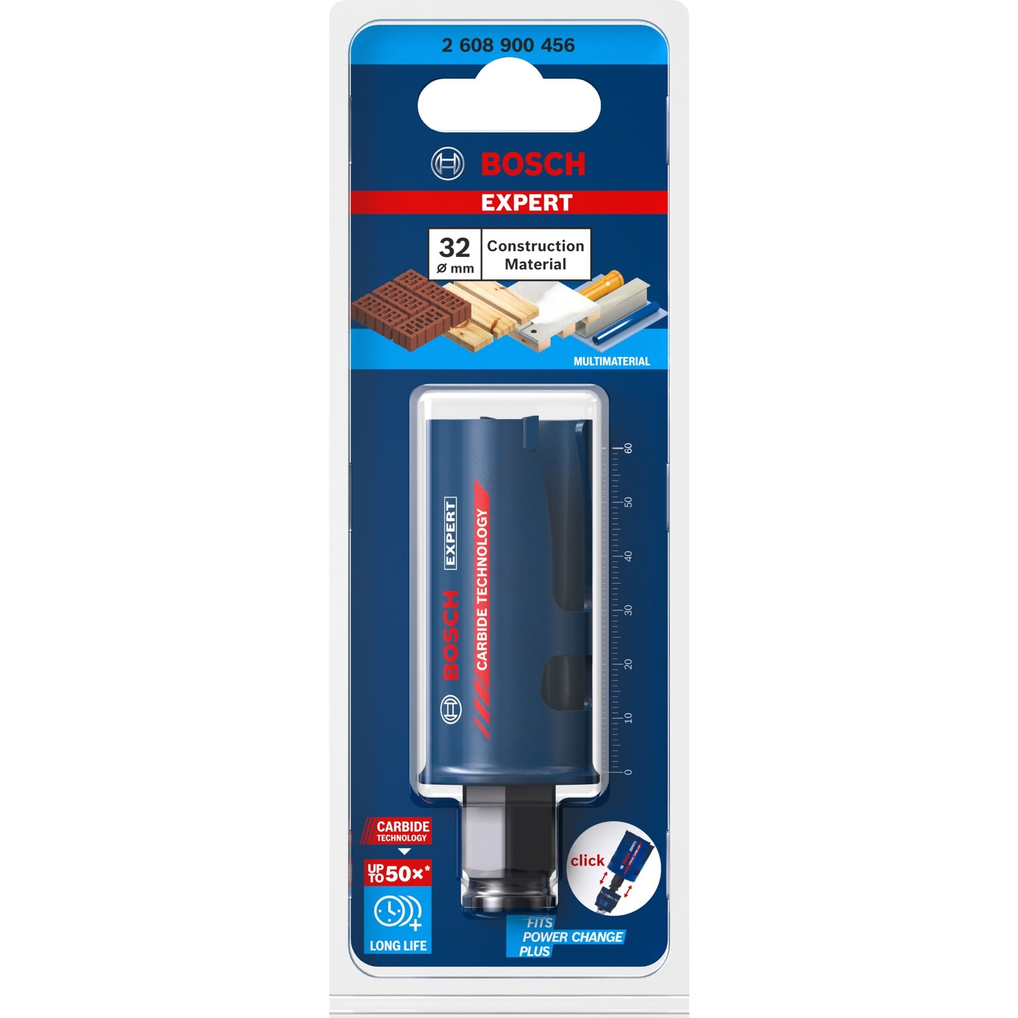EXPERT Lochsäge Construction Material PC Plus, Ø 32mm
