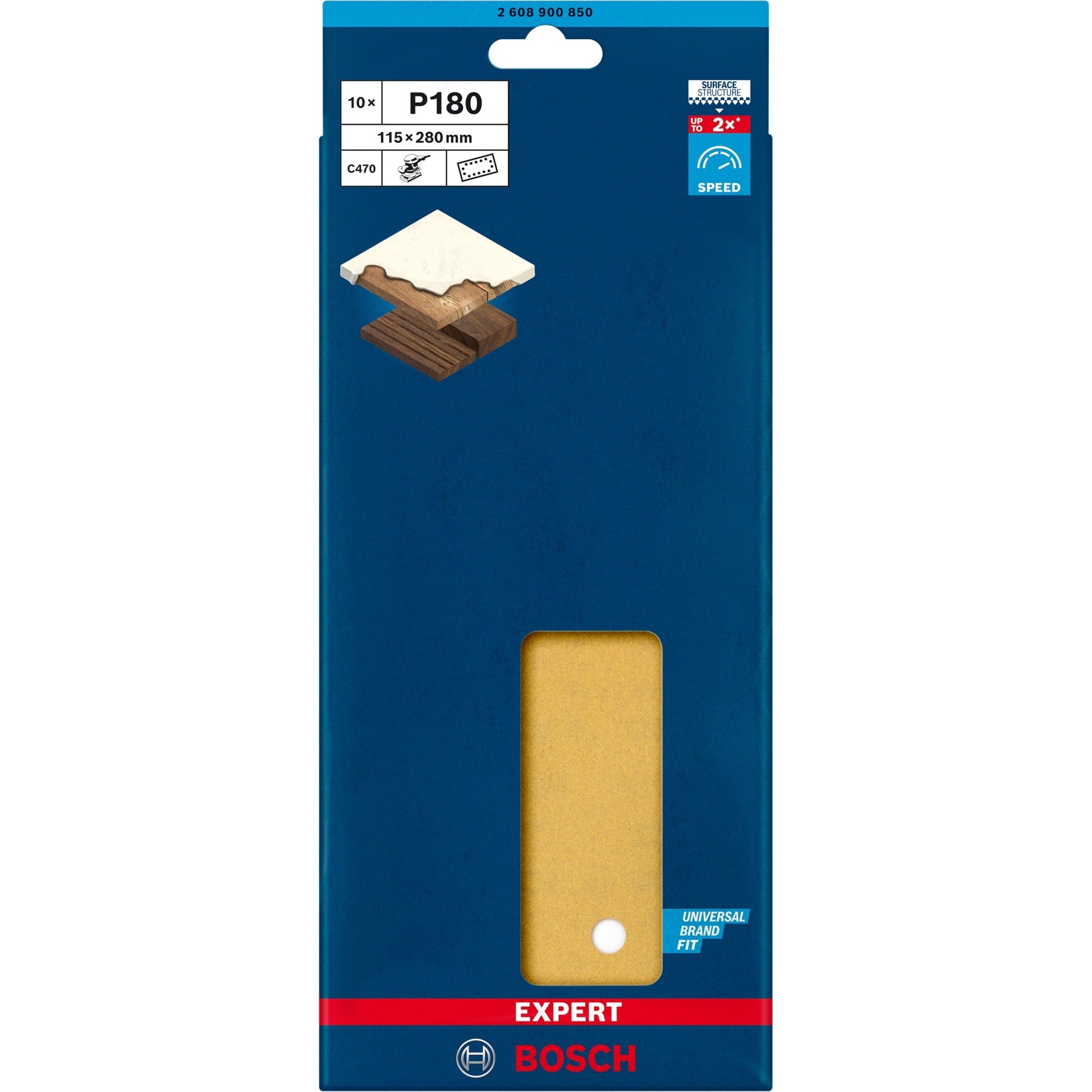 Expert C470 Schleifblatt, 115 x 280mm, K180