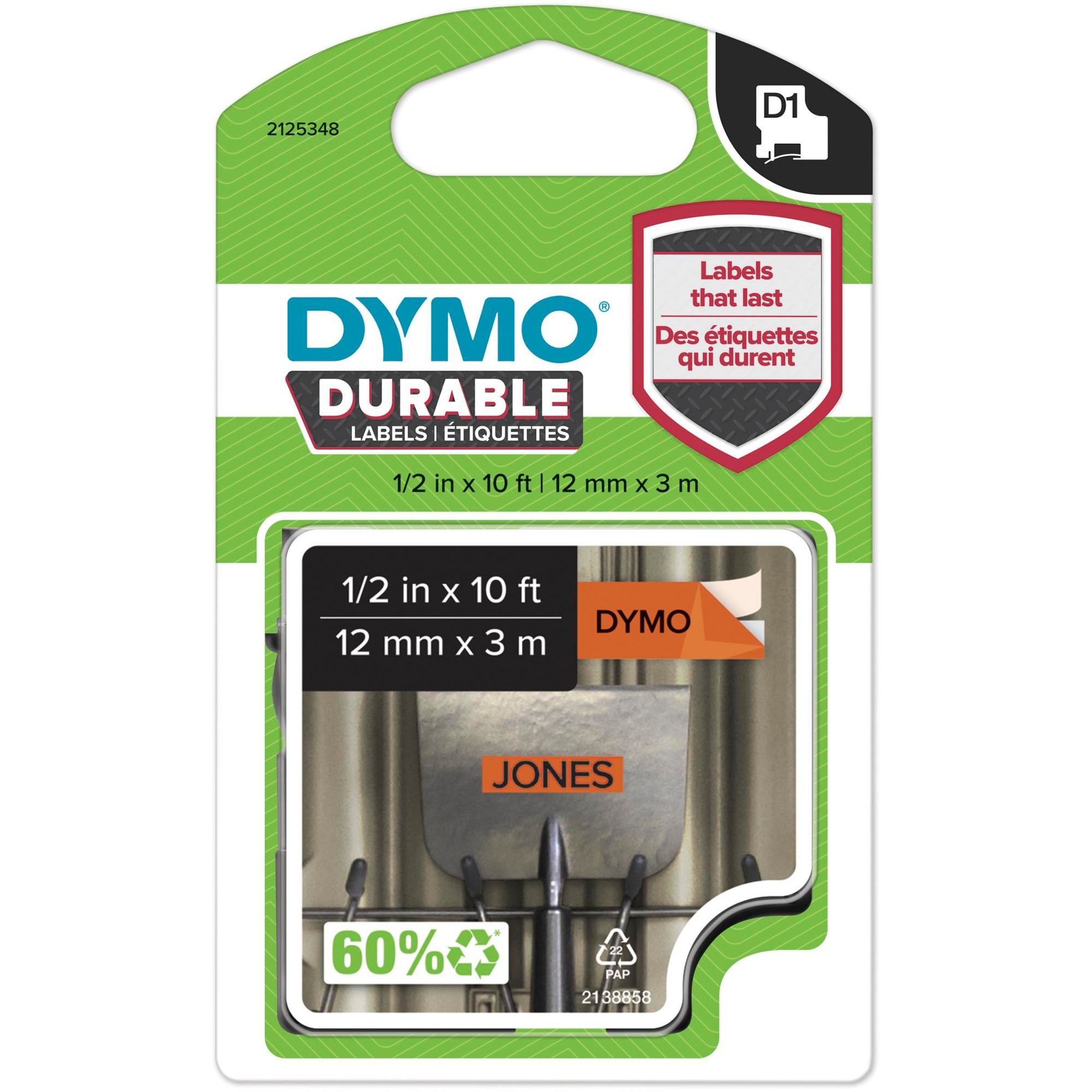 Dymo D1 Hochleistungs-Etikettenband 1978367, Schriftband | 03501179783673 Dymo D1 Hochleistungs-Etikettenband 1978367, Schriftband | 03501179783673