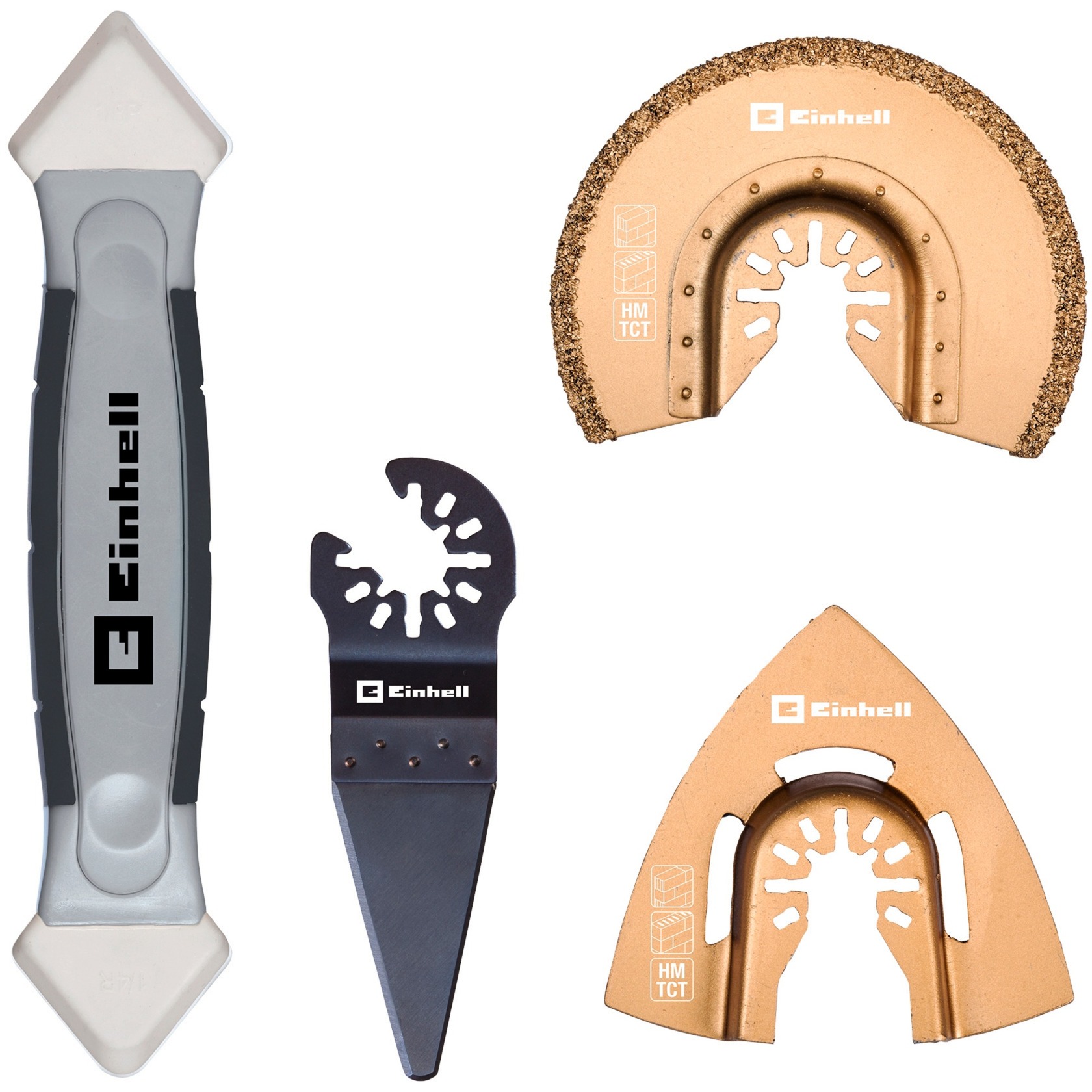 Multi-Tool-Set Fliesen, 4-teilig, Schleifscheibe