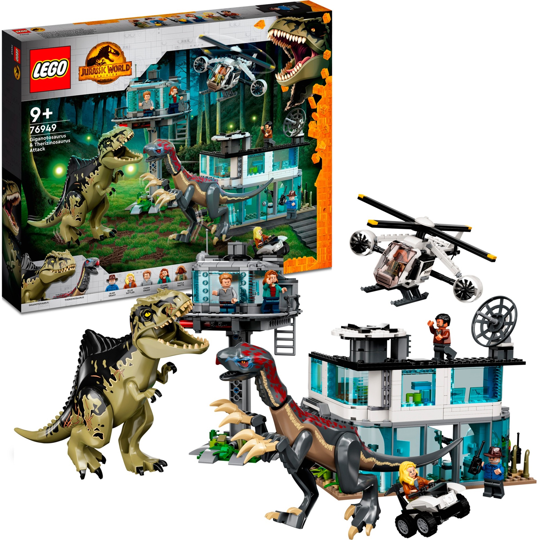 Spielzeug: Lego 76949 Jurassic World Giganotosaurus & Therizinosaurus Angriff