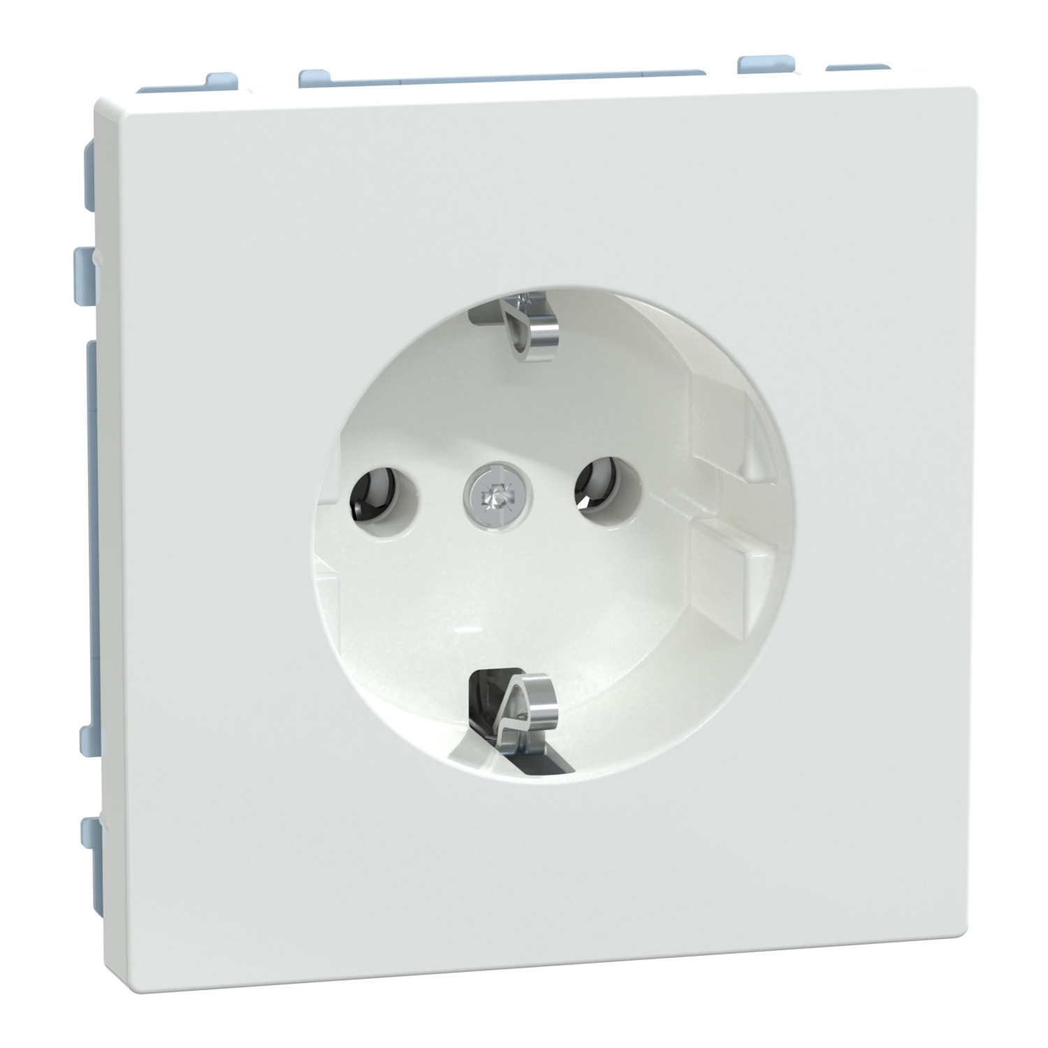 Schutzkontakt-Steckdose mit Steckklemmen, Unterputz, 16 Ampere, 250 Volt, 50 Hertz