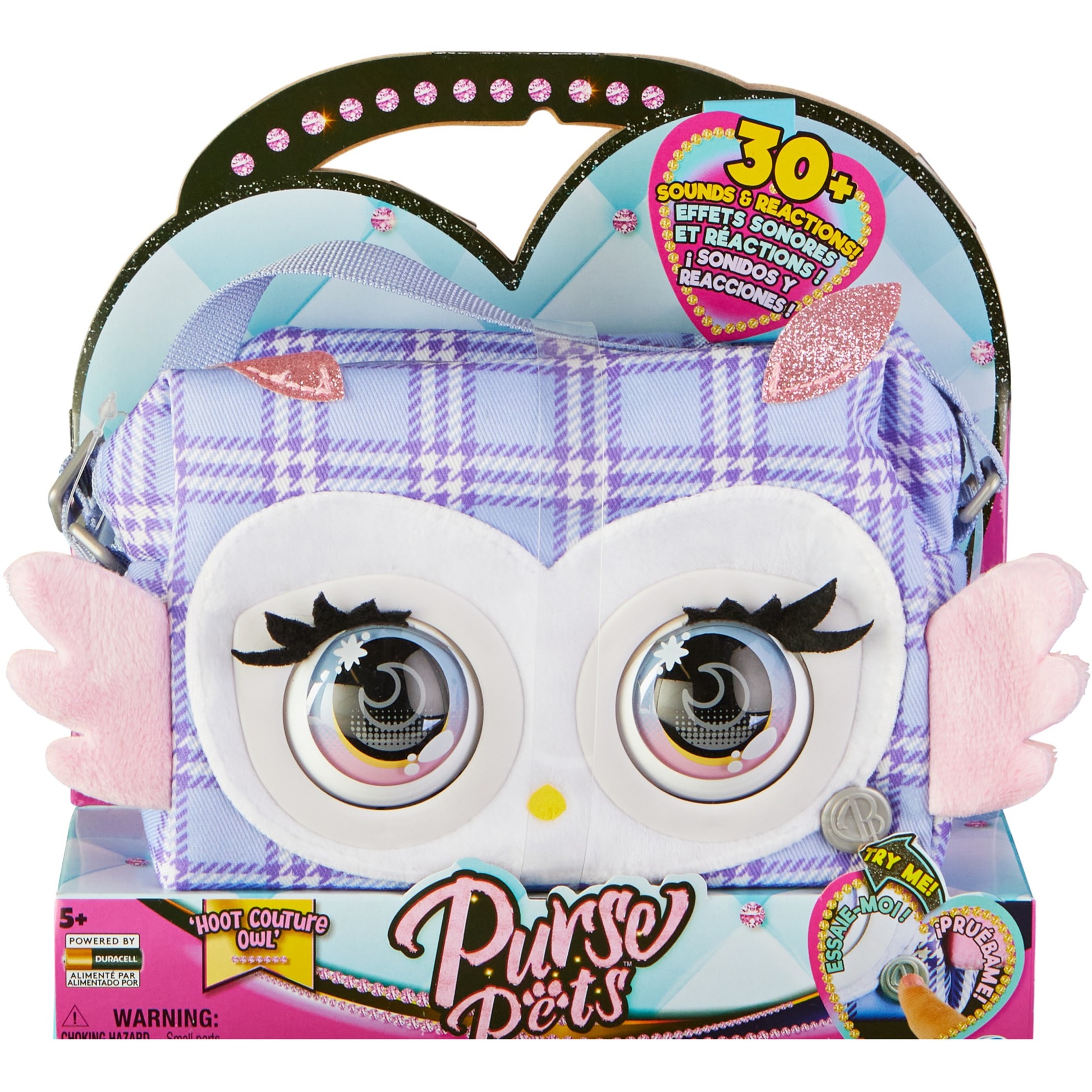 Purse Pets - Print Perfect Eule, Tasche