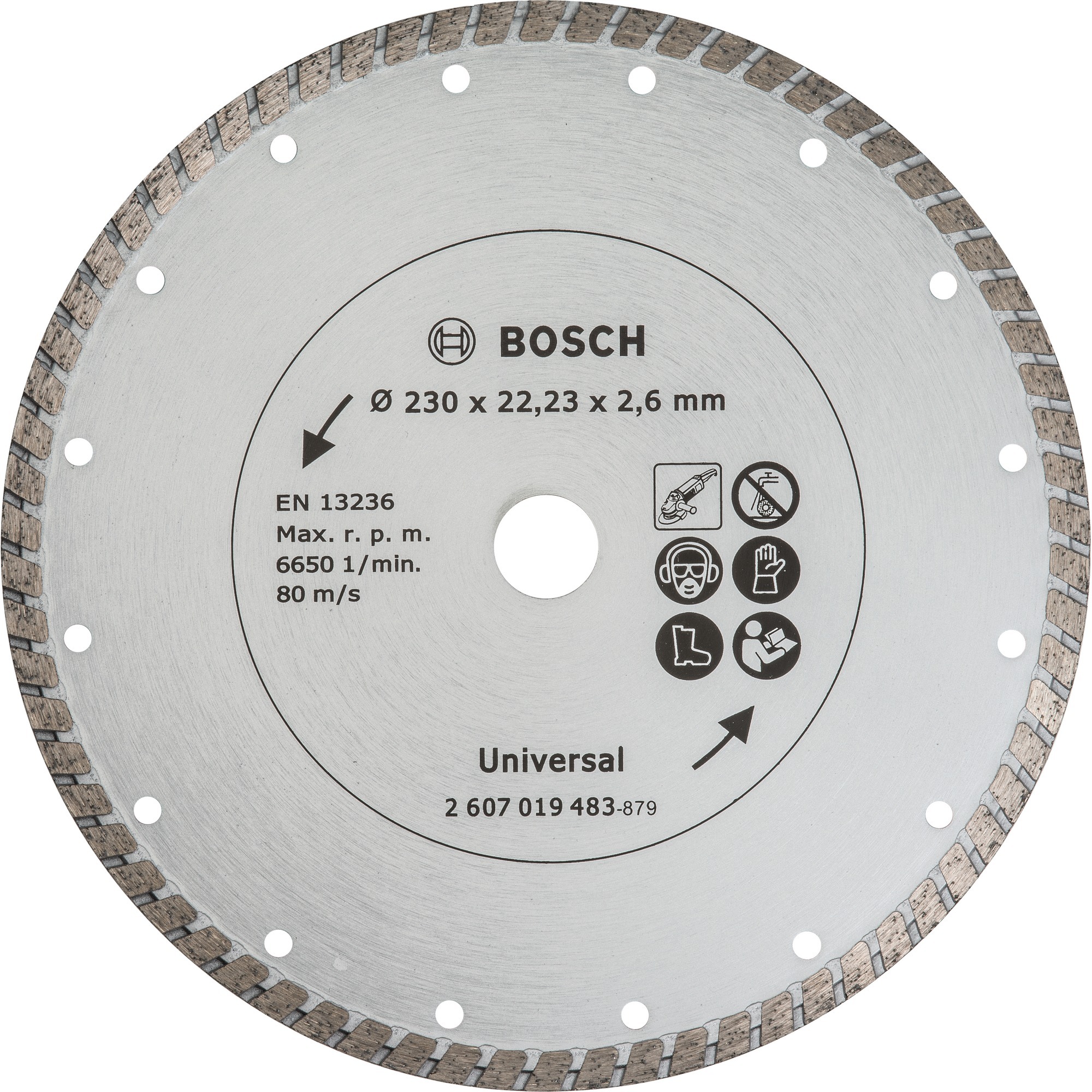 Diamanttrennscheibe Turbo, Ø 230mm