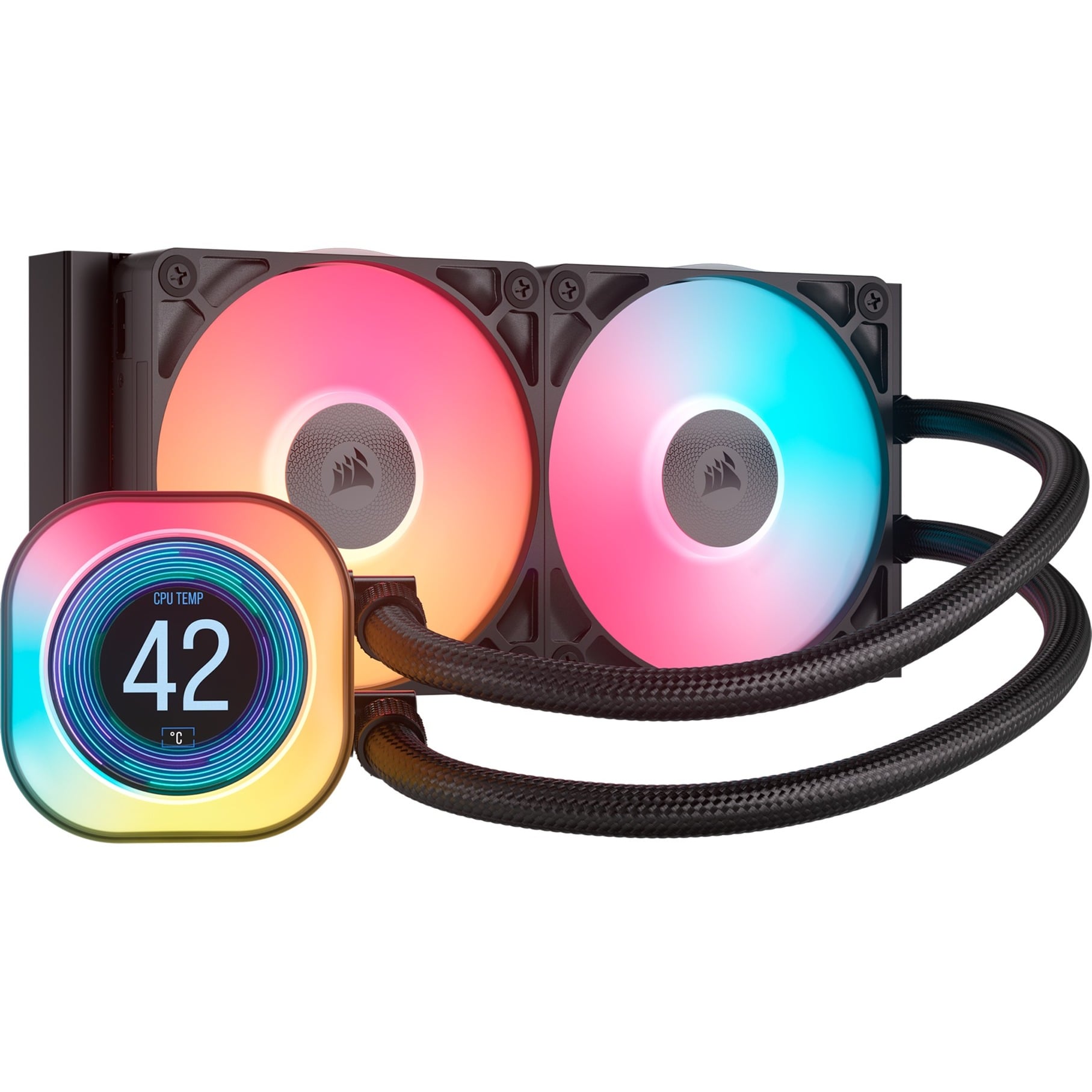 iCUE LINK TITAN 240 RX LCD RGB, Wasserkühlung