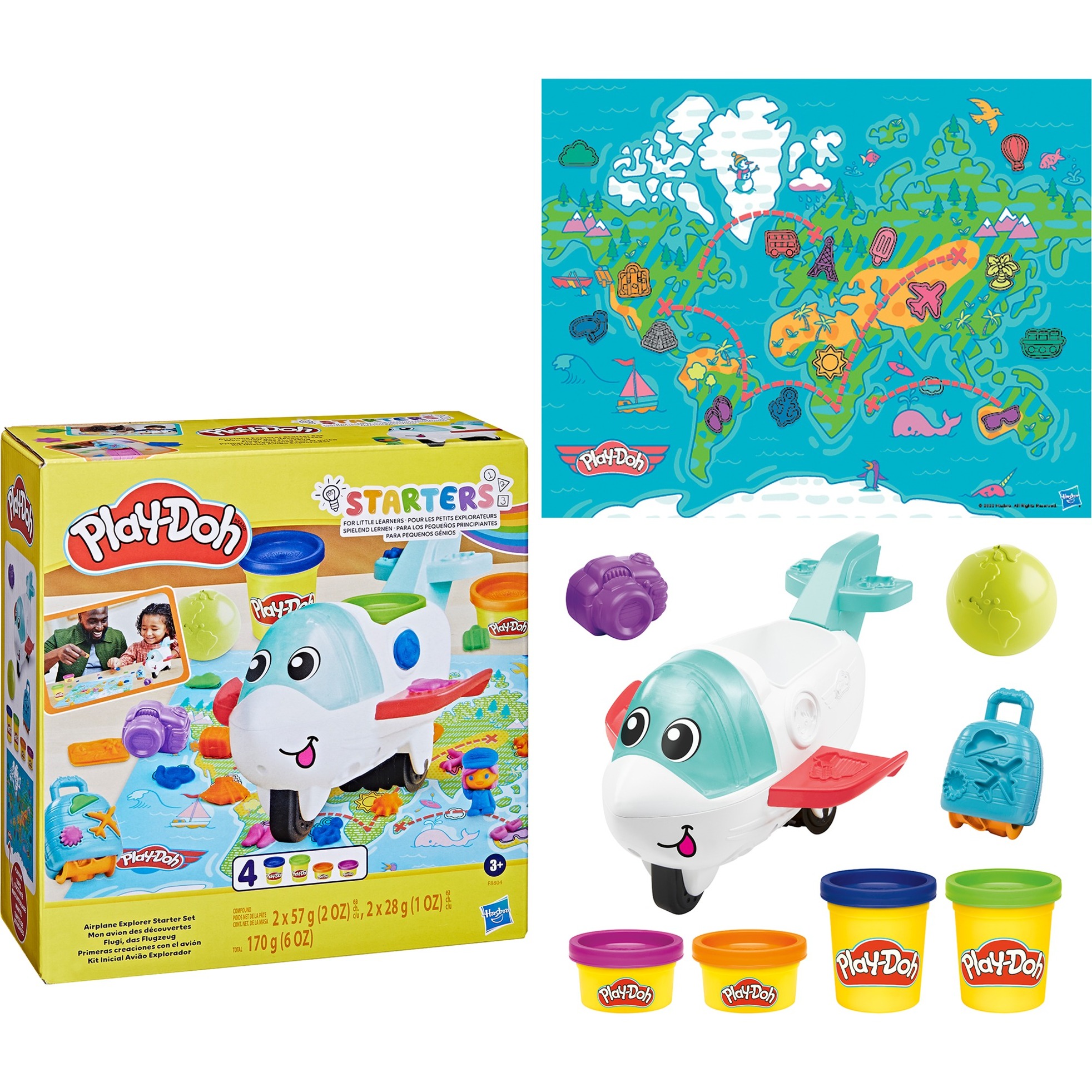 Hasbro Play-Doh Flugi, das Flugzeug, Kneten | 05010996201423 Hasbro Play-Doh Flugi, das Flugzeug, Kneten | 05010996201423