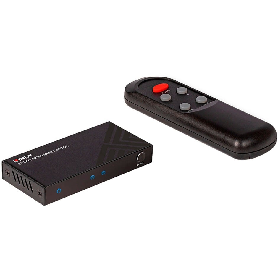 Lindy 2-Port HDMI Switch 2.1 8K60 HDR | 04002888383370