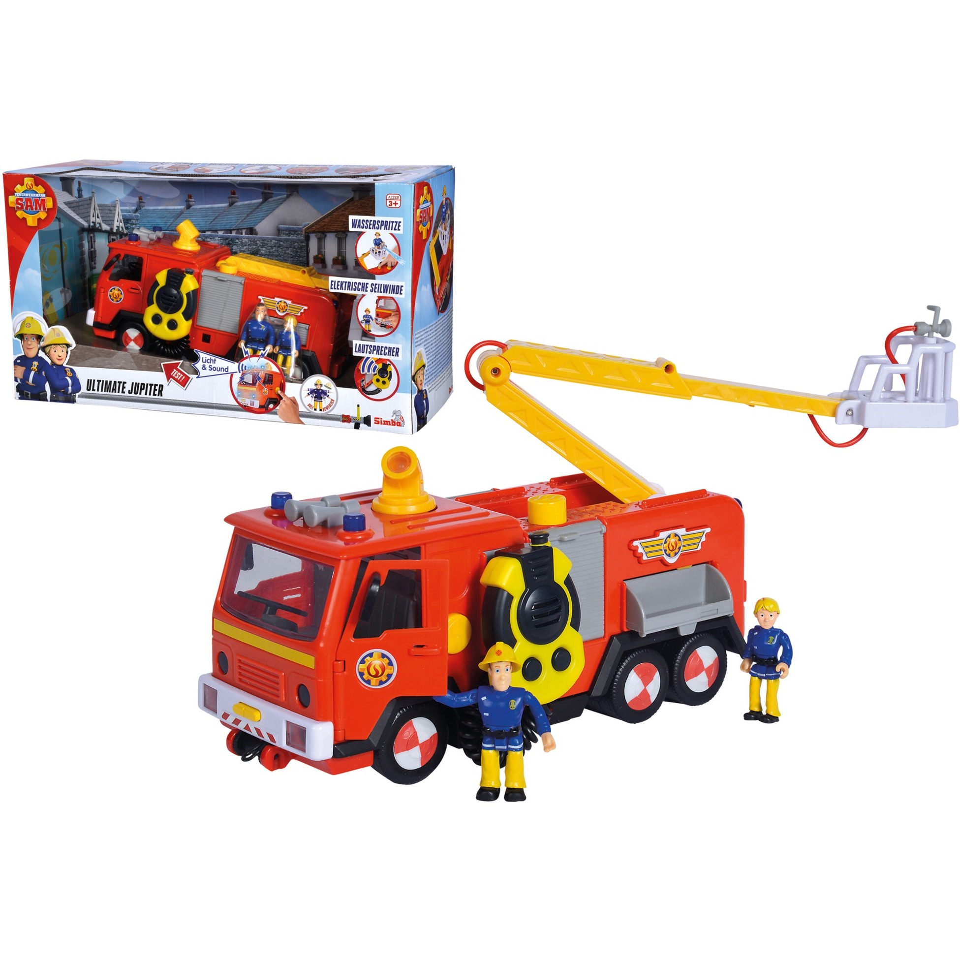 Simba Feuerwehrmann Sam Mega Deluxe Jupiter, Spielfahrzeug | 04006592059293 Simba Feuerwehrmann Sam Mega Deluxe Jupiter, Spielfahrzeug | 04006592059293