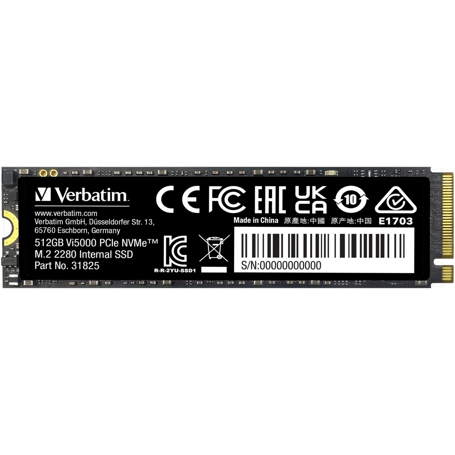 Verbatim Vi5000 512 GB, SSD | 00023942318255 Verbatim Vi5000 512 GB, SSD | 00023942318255