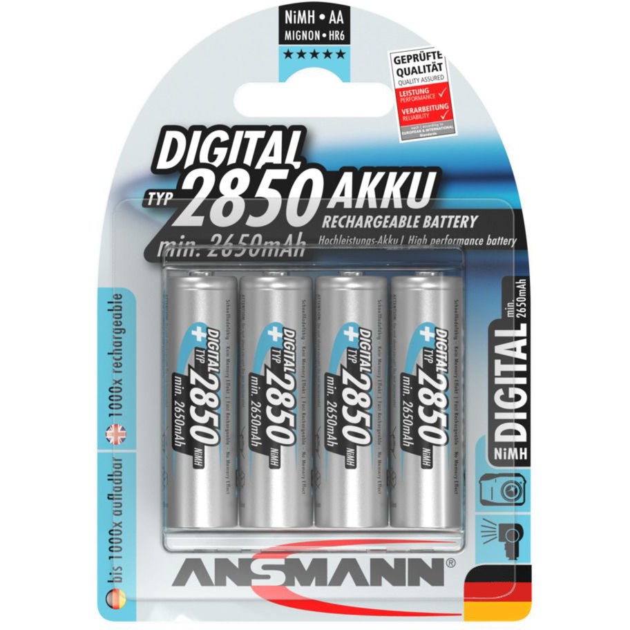 Ansmann 2850mAh NiMh Digital Professional, Akku | 04013674350926 Ansmann 2850mAh NiMh Digital Professional, Akku | 04013674350926