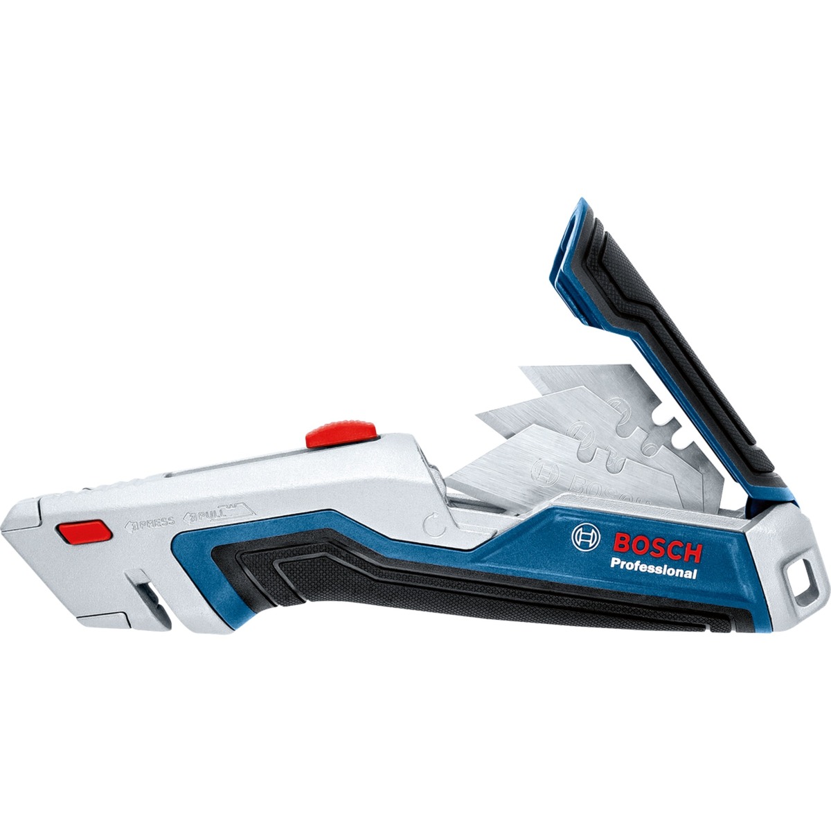 Bosch Universal-Teppichmesser Professional, mit einziehbarer Klinge | 04059952523521 Bosch Universal-Teppichmesser Professional, mit einziehbarer Klinge | 04059952523521