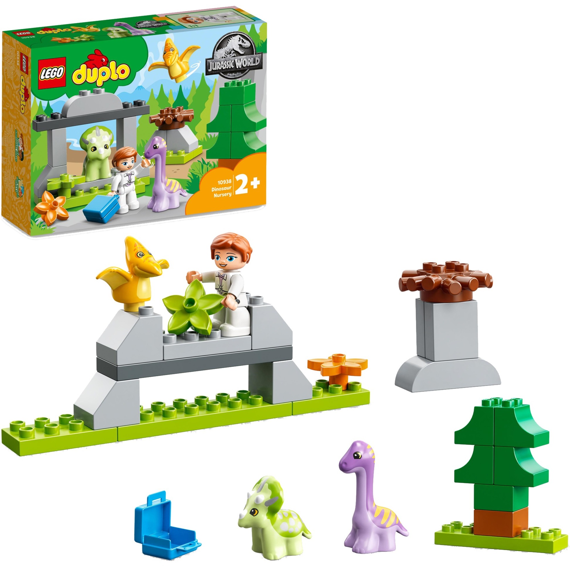 10938 DUPLO Jurassic World Dinosaurier Kindergarten, Konstruktionsspielzeug