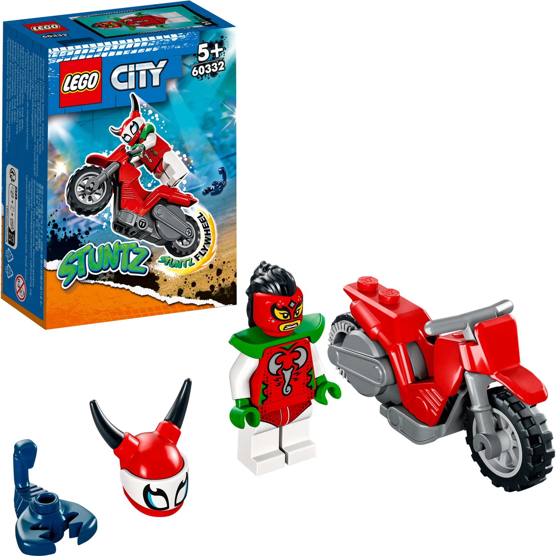 60332 City Stuntz Skorpion-Stuntbike, Konstruktionsspielzeug
