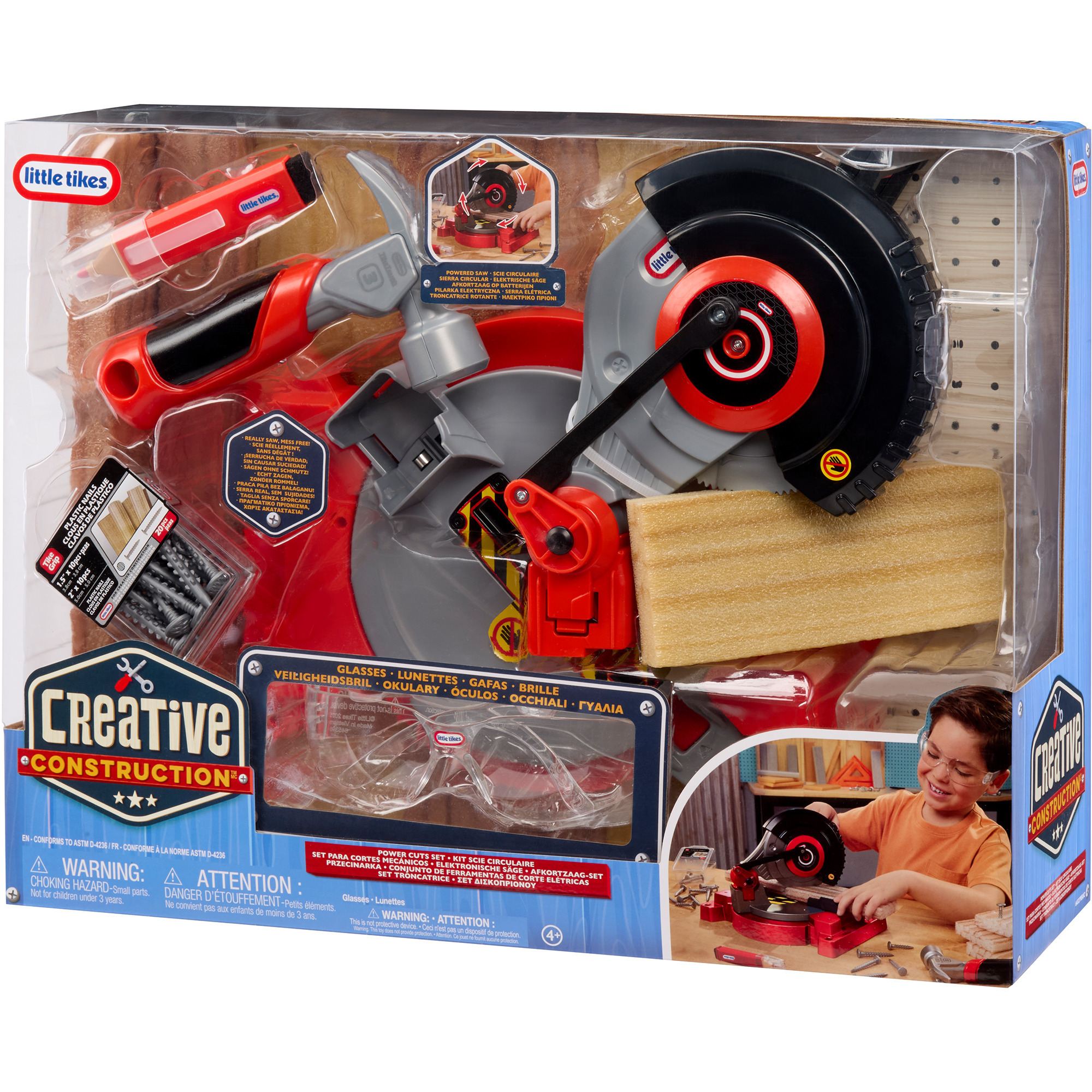 MGA Entertainment Little Tikes Creative Construction - Kappsäge, Kinderwerkzeug