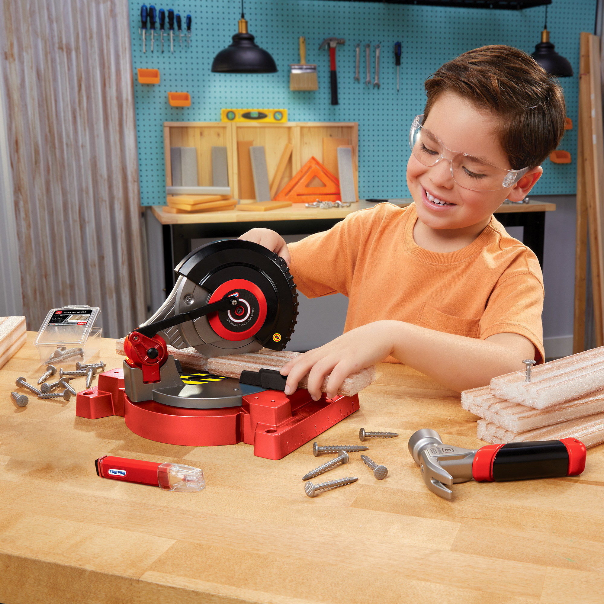 MGA Entertainment Little Tikes Creative Construction - Kappsäge, Kinderwerkzeug