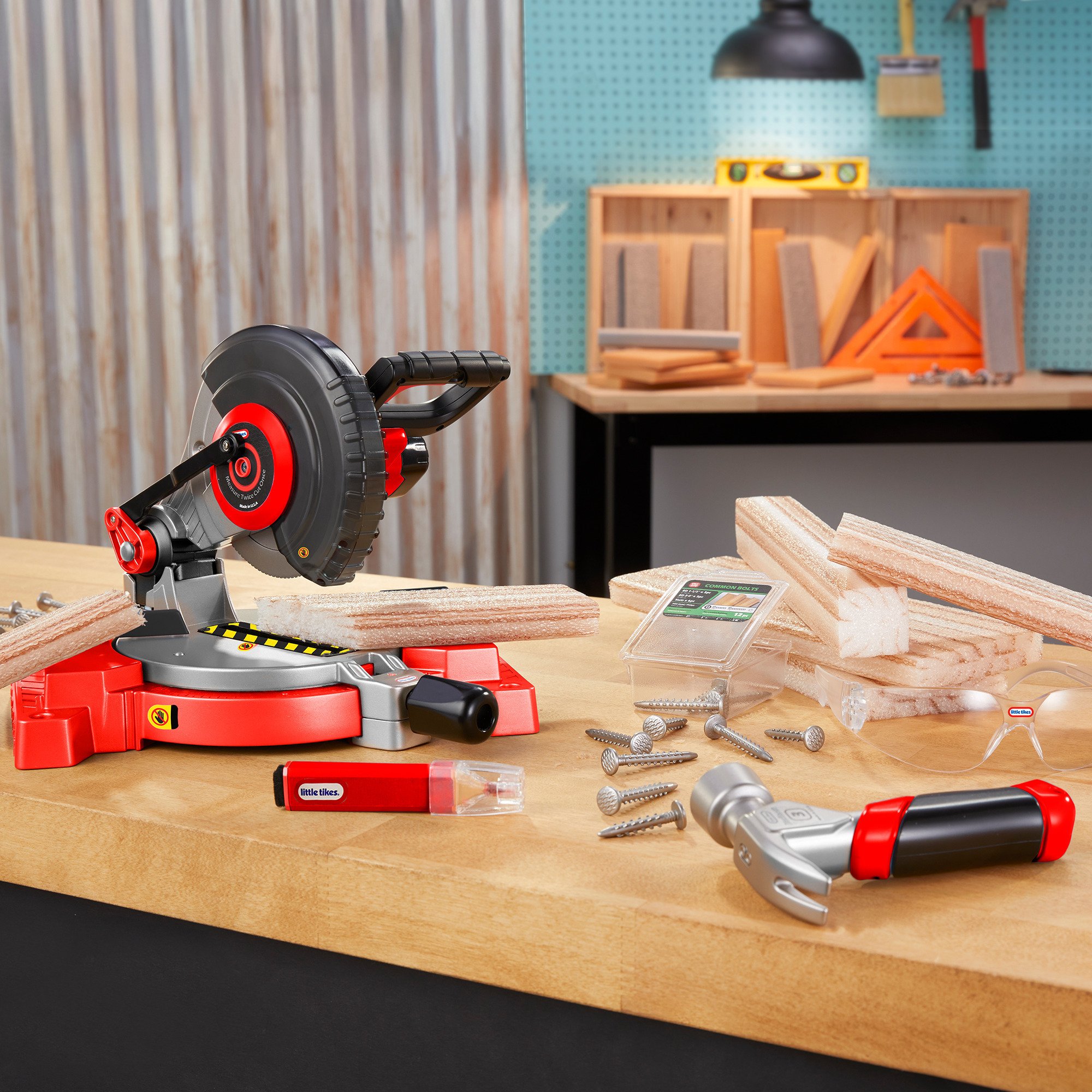 MGA Entertainment Little Tikes Creative Construction - Kappsäge, Kinderwerkzeug