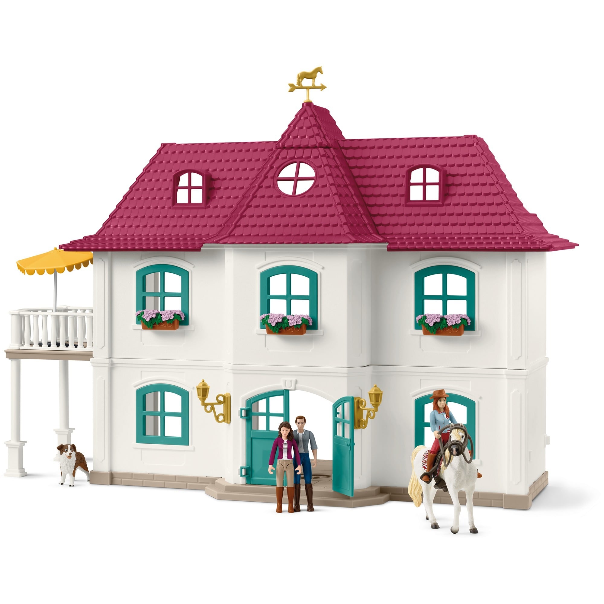 Schleich Pferdehof Artikel online kaufen Schleich Horse Club Lakeside Pferdehof, Spielgebäude