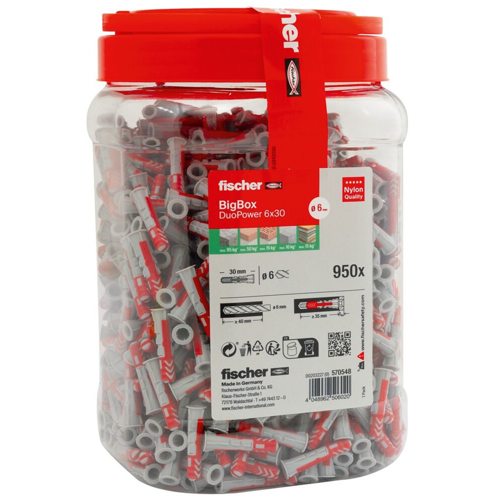 Dübel DUOPOWER 6x30 BigBox