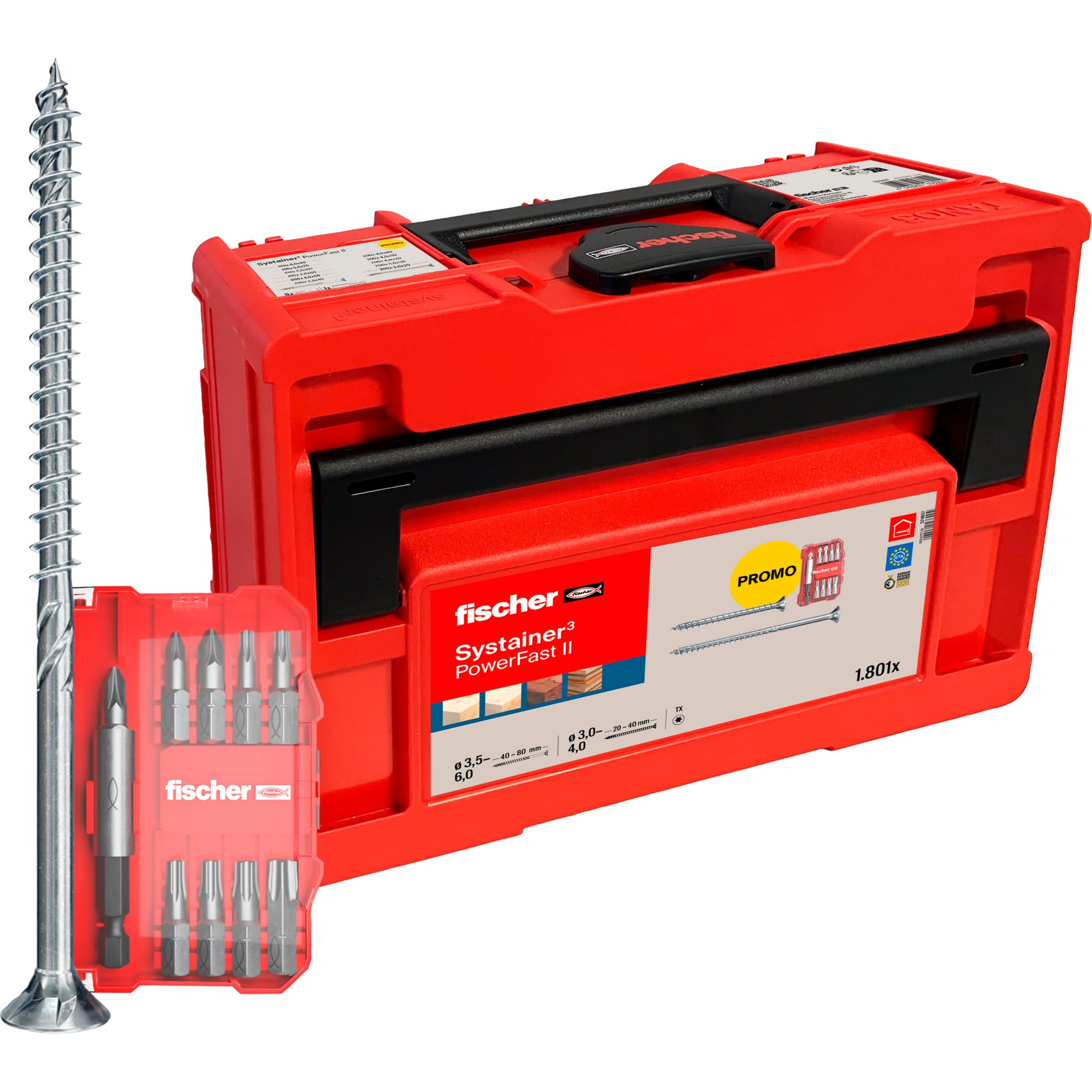 PowerFast II Tanos-Box, Senkkopf TG/VG TX, Schrauben-Set