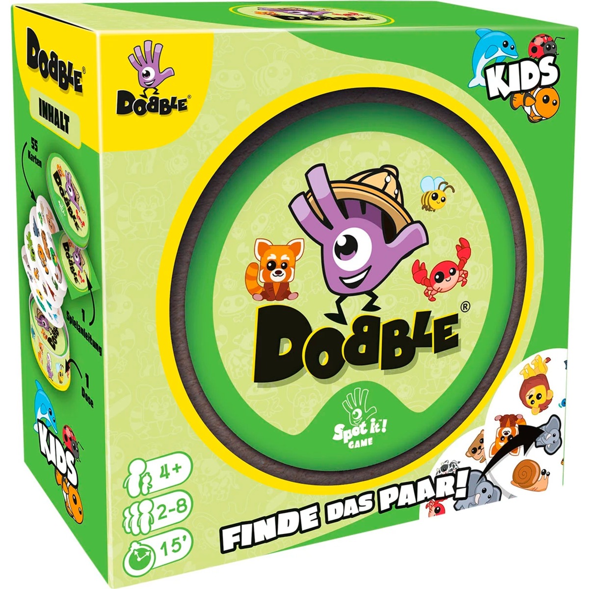 Asmodee Dobble Kids, Kartenspiel | 03558380108801 Asmodee Dobble Kids, Kartenspiel | 03558380108801