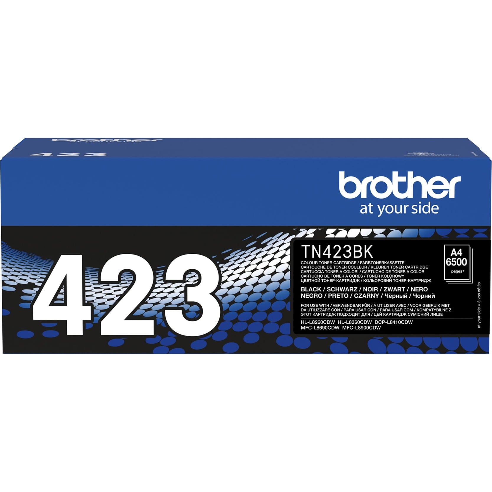 Brother Original TN423BK Toner schwarz 6.500 Seiten (für HL-L8260CDW, L8360CDW)(TN423BK)