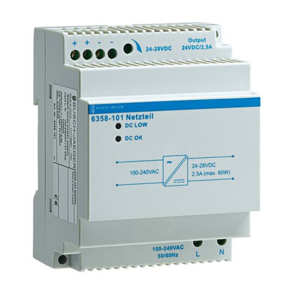 Netzteil Regelgerät 230 Volt auf 24 Volt, 2500 Milliampere, Typ 6358-101