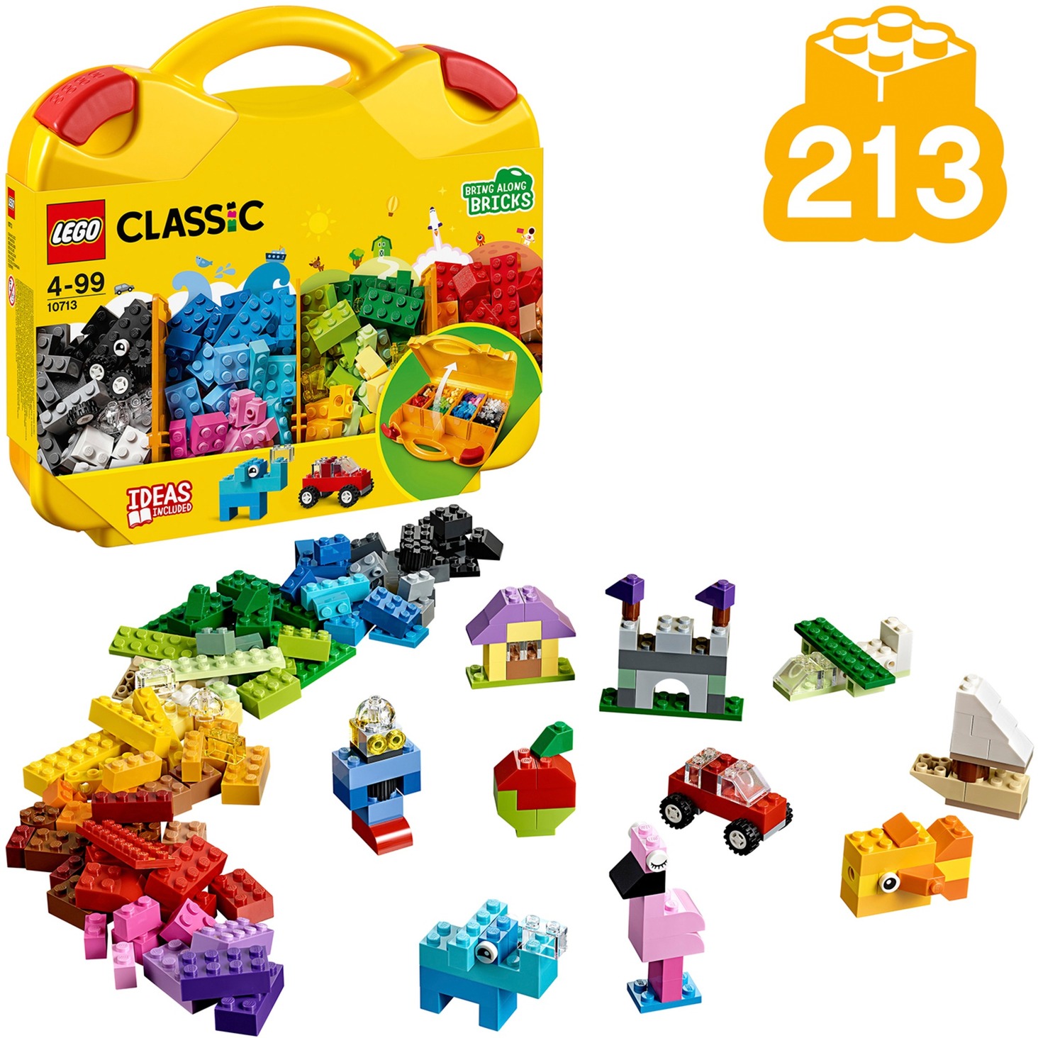 10713 Classic Bausteine Starterkoffer - Farben sortieren, Konstruktionsspielzeug