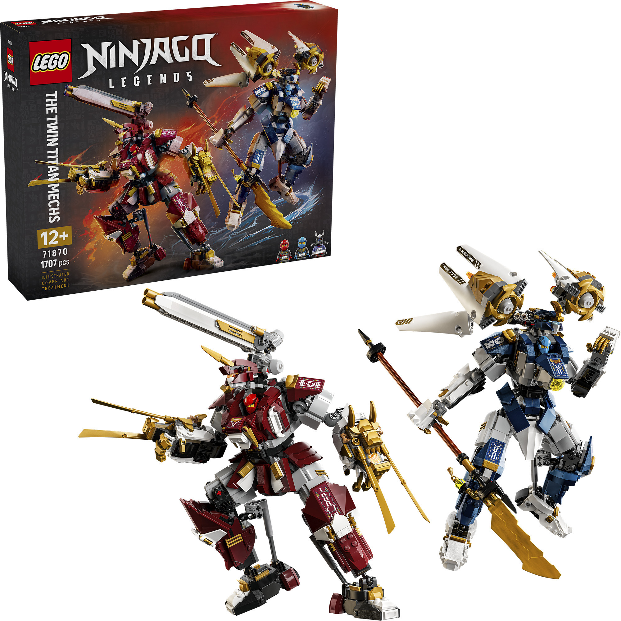 71870 Ninjago Die Zwillings-Titanmechs, Konstruktionsspielzeug