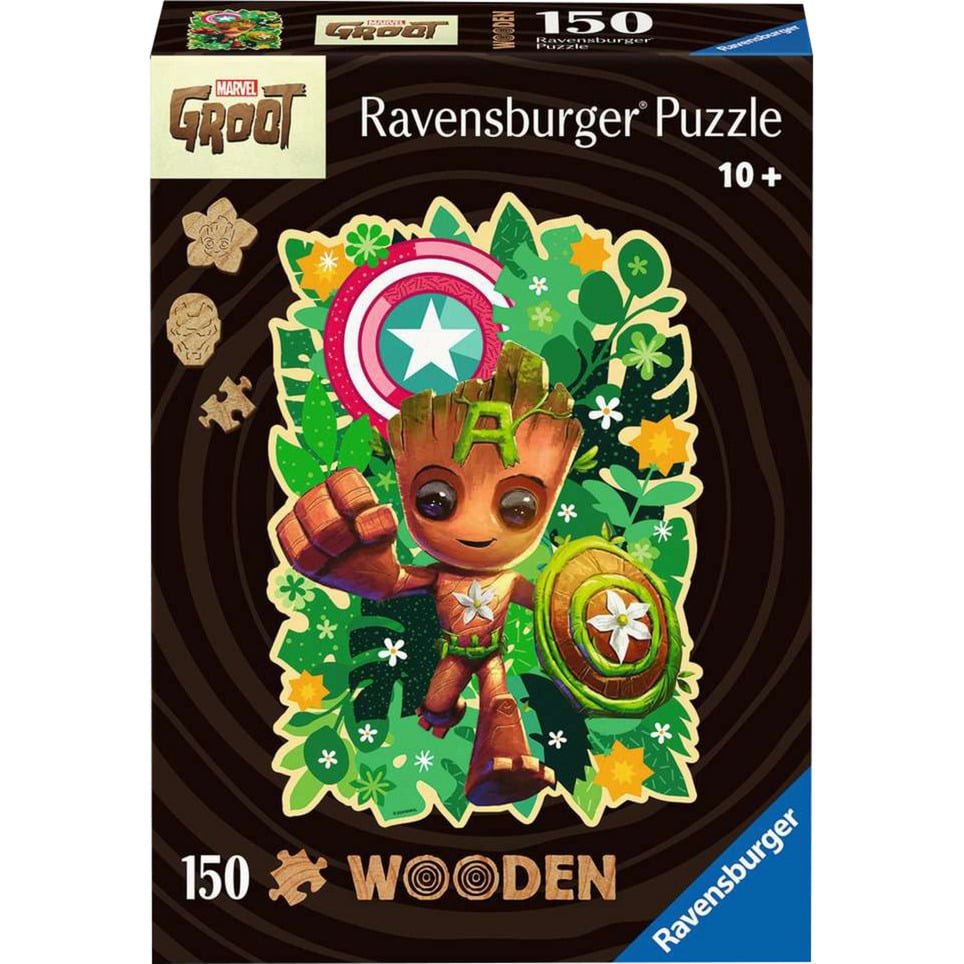 Wooden Puzzle Groot