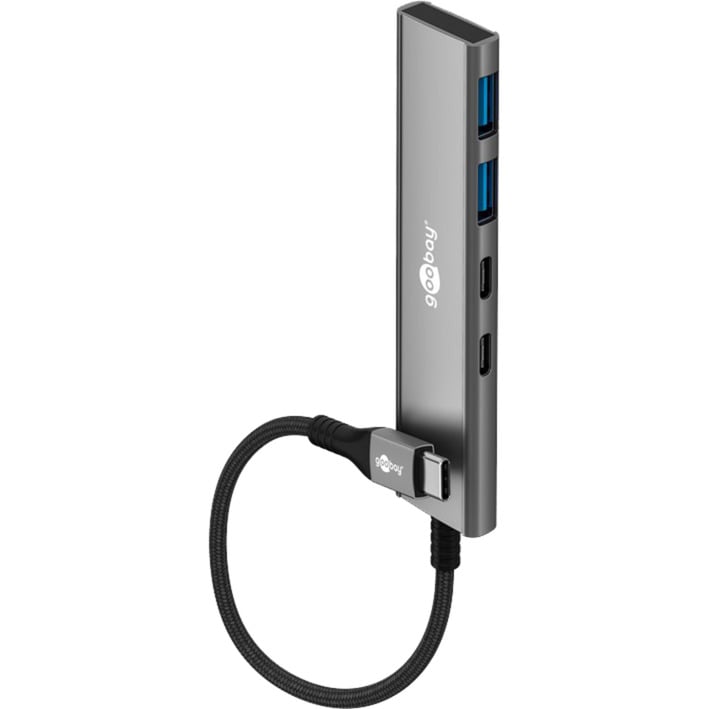 Slim 4-Port USB-C auf USB-C/USB-A 5 Gbit/s, USB-Hub