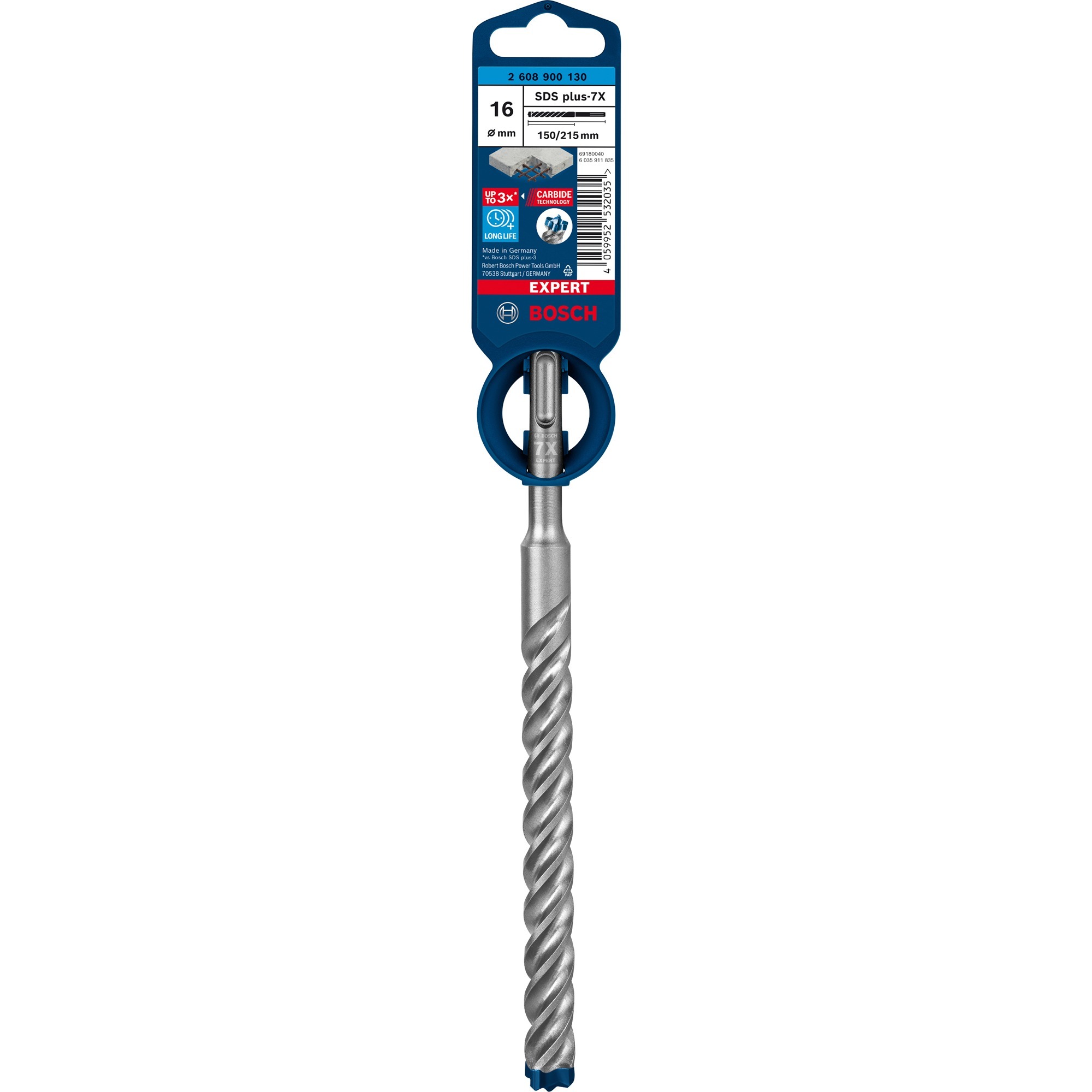EXPERT Hammerbohrer SDS-plus-7X, Ø 16mm