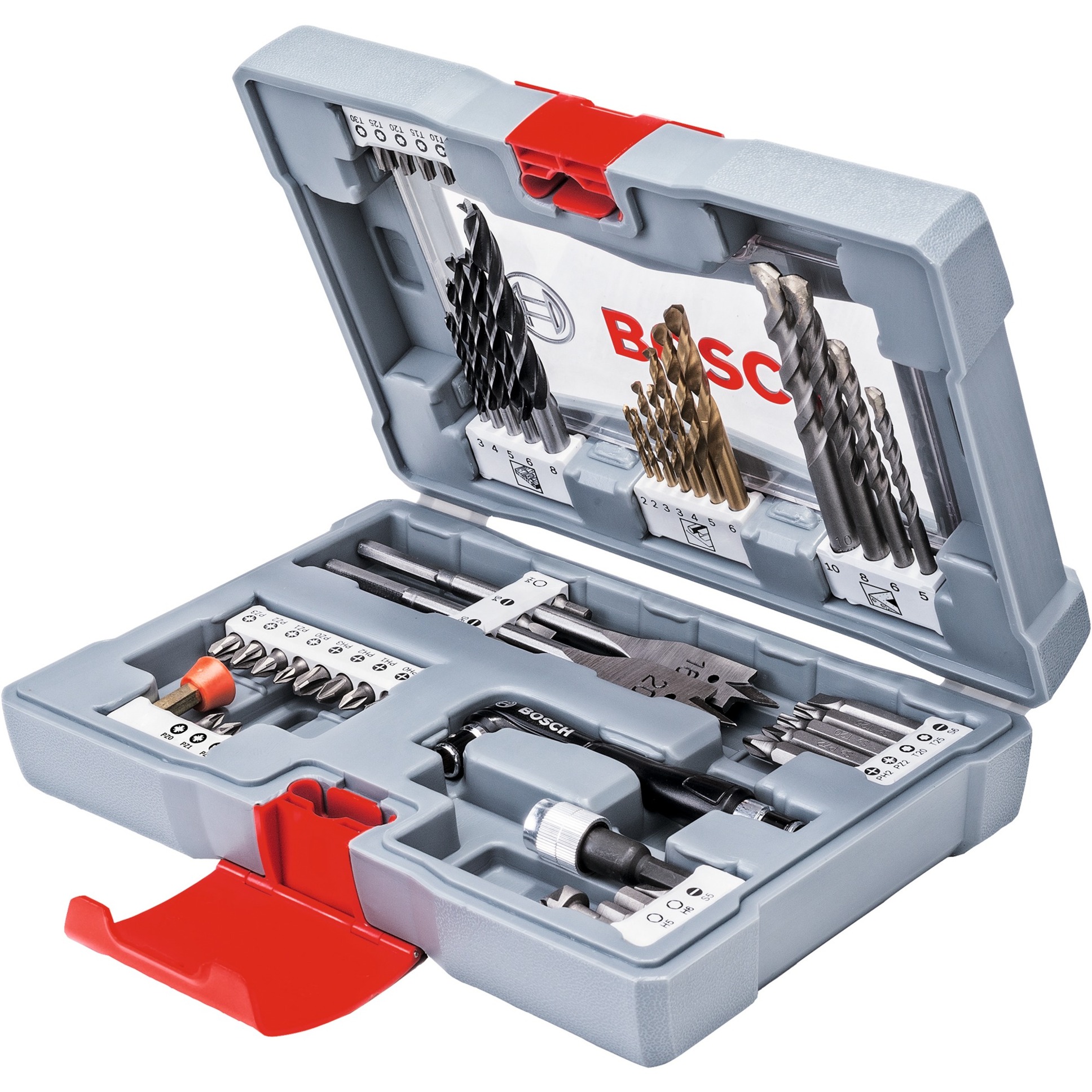 Premium X-Line Bohrer- /Schrauber-Set, 49-teilig, Bohrer- & Bit-Satz