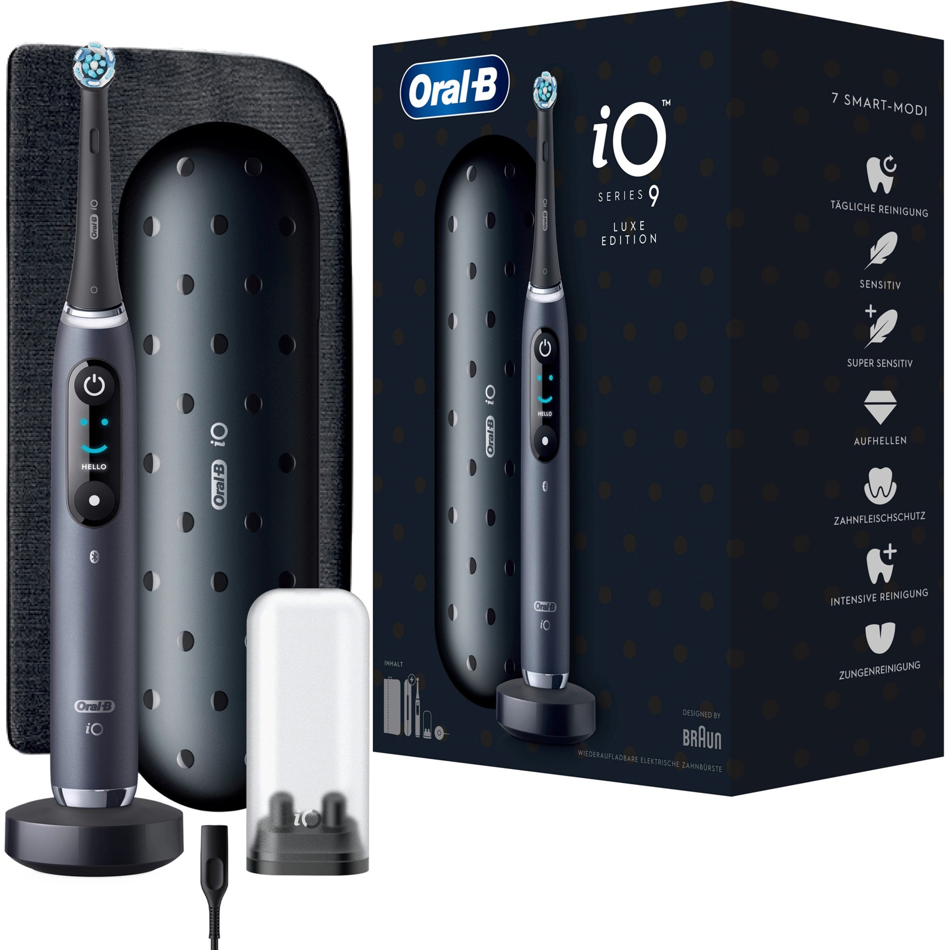 Oral-B iO Series 9 Luxe Edition, Elektrische Zahnbürste