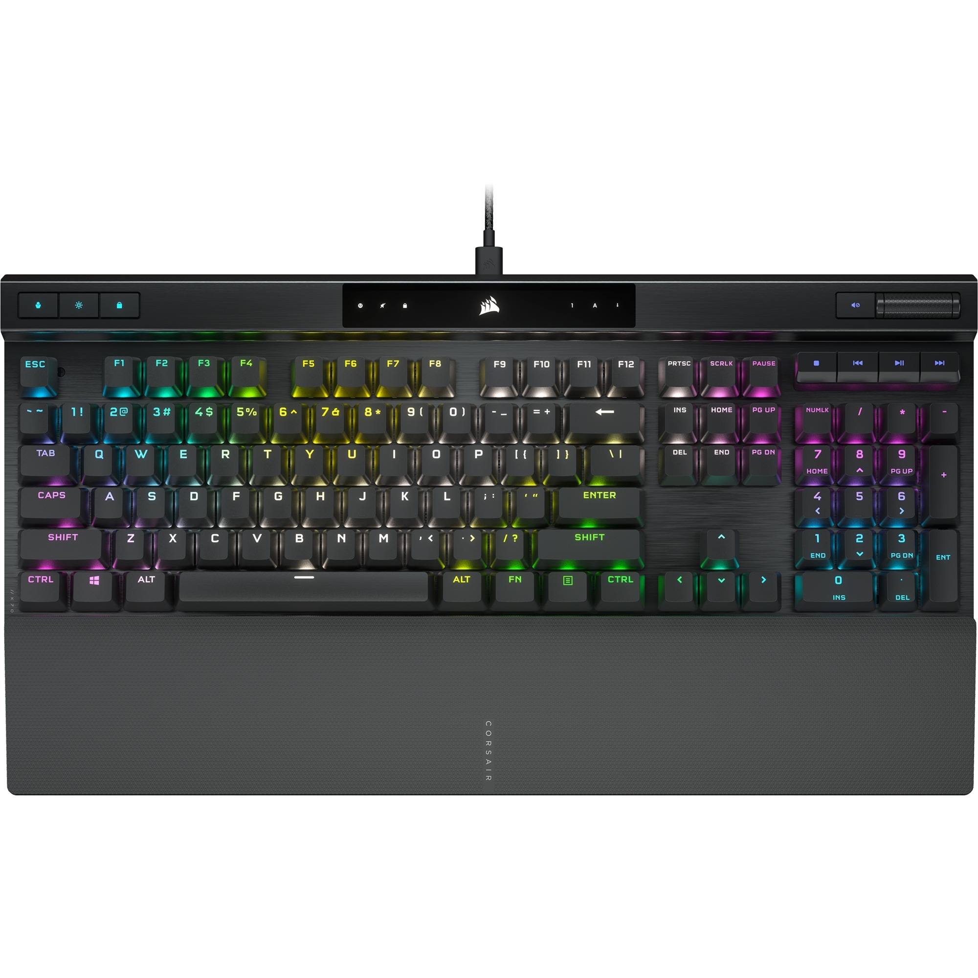 Ripley - TECLADO MECÁNICO GAMER CORSAIR K60 RGB PRO - LOW PROFILE ESPAÑOL