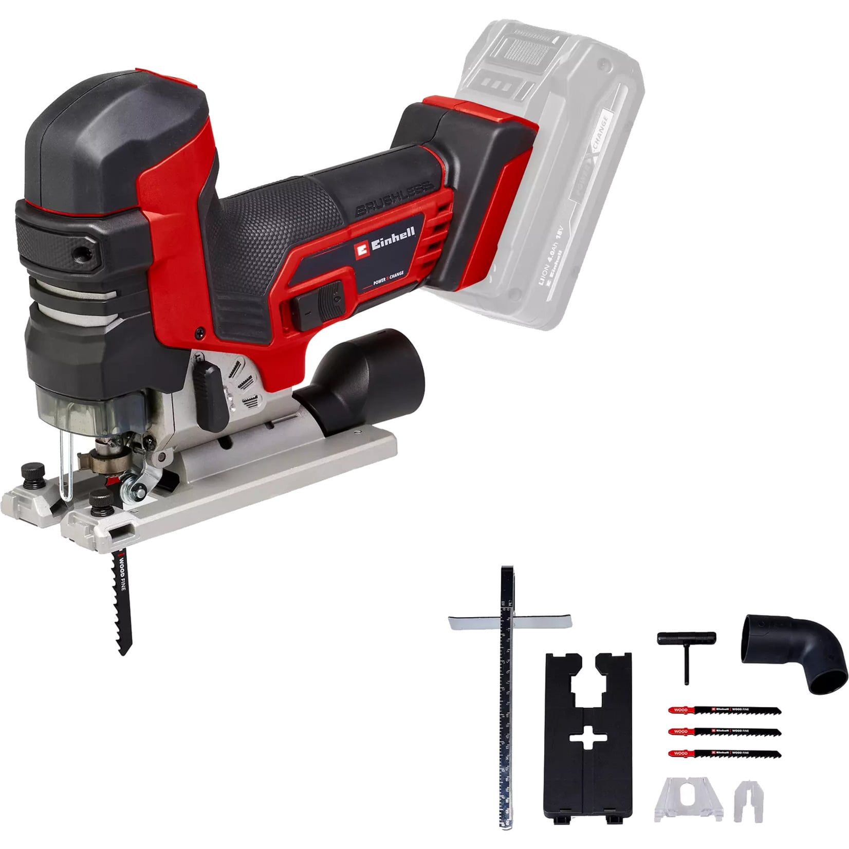 Professional Akku-Stichsäge TP-JST 18/135 Li BL - Solo, 18Volt