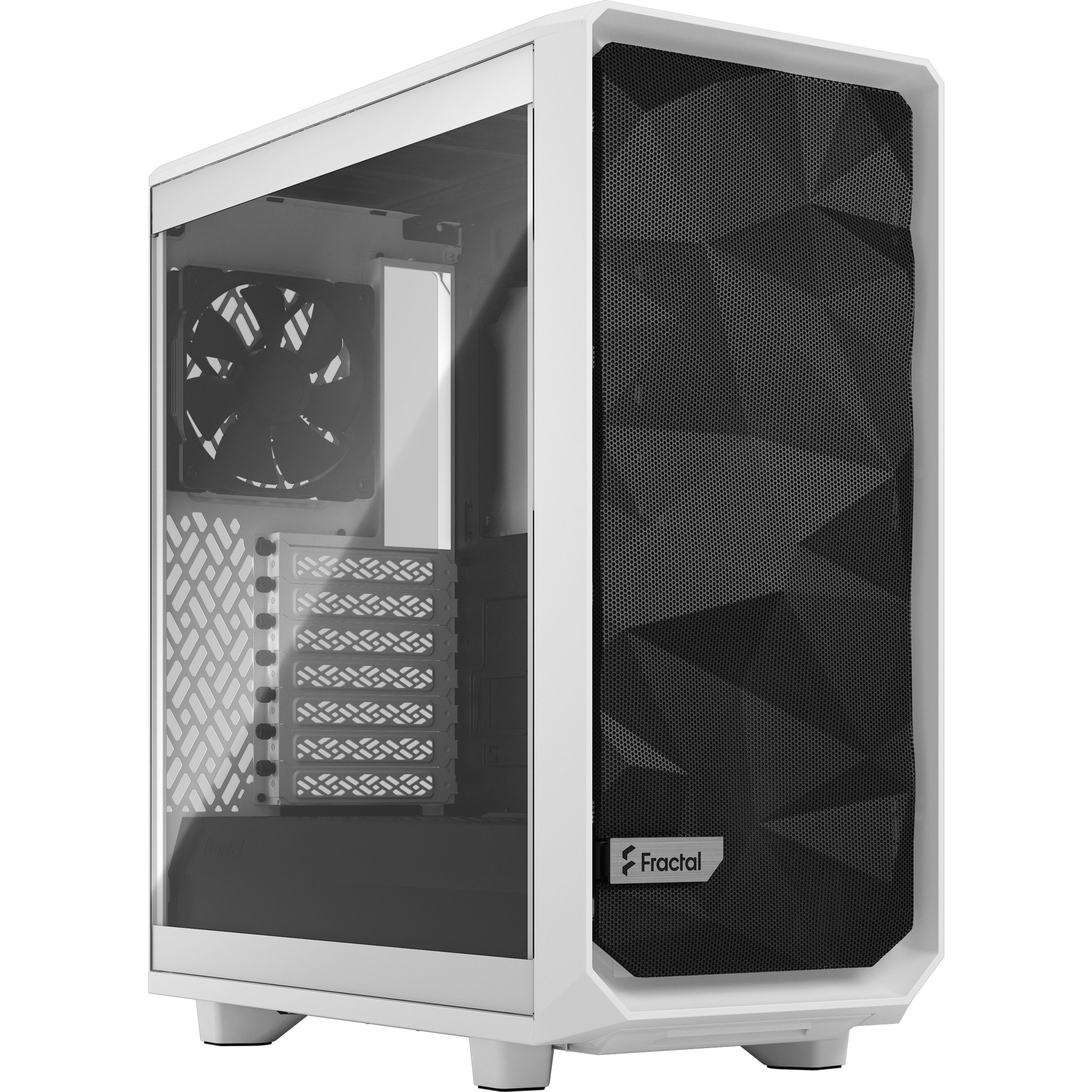 Fractal Design Meshify 2 Compact White TG Clear Tint, Tower-Gehäuse | 07340172702368 Fractal Design Meshify 2 Compact White TG Clear Tint, Tower-Gehäuse | 07340172702368