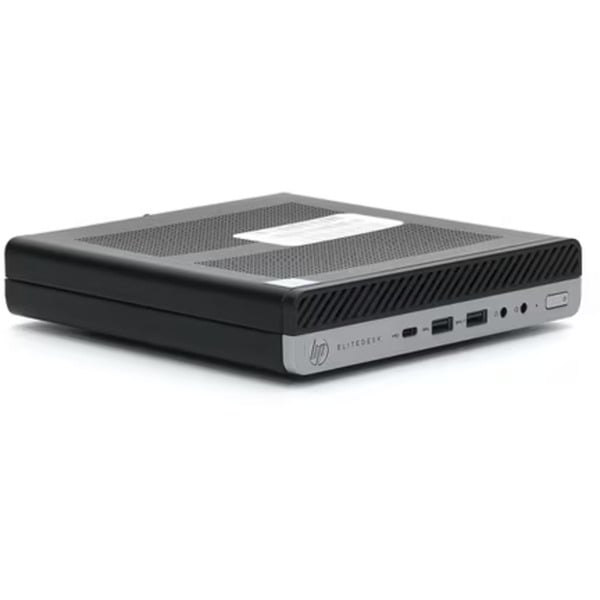 HP Elitedesk 800 G5 DM Generalüberholt, Mini-PC schwarz/silber, Windows 11 Pro