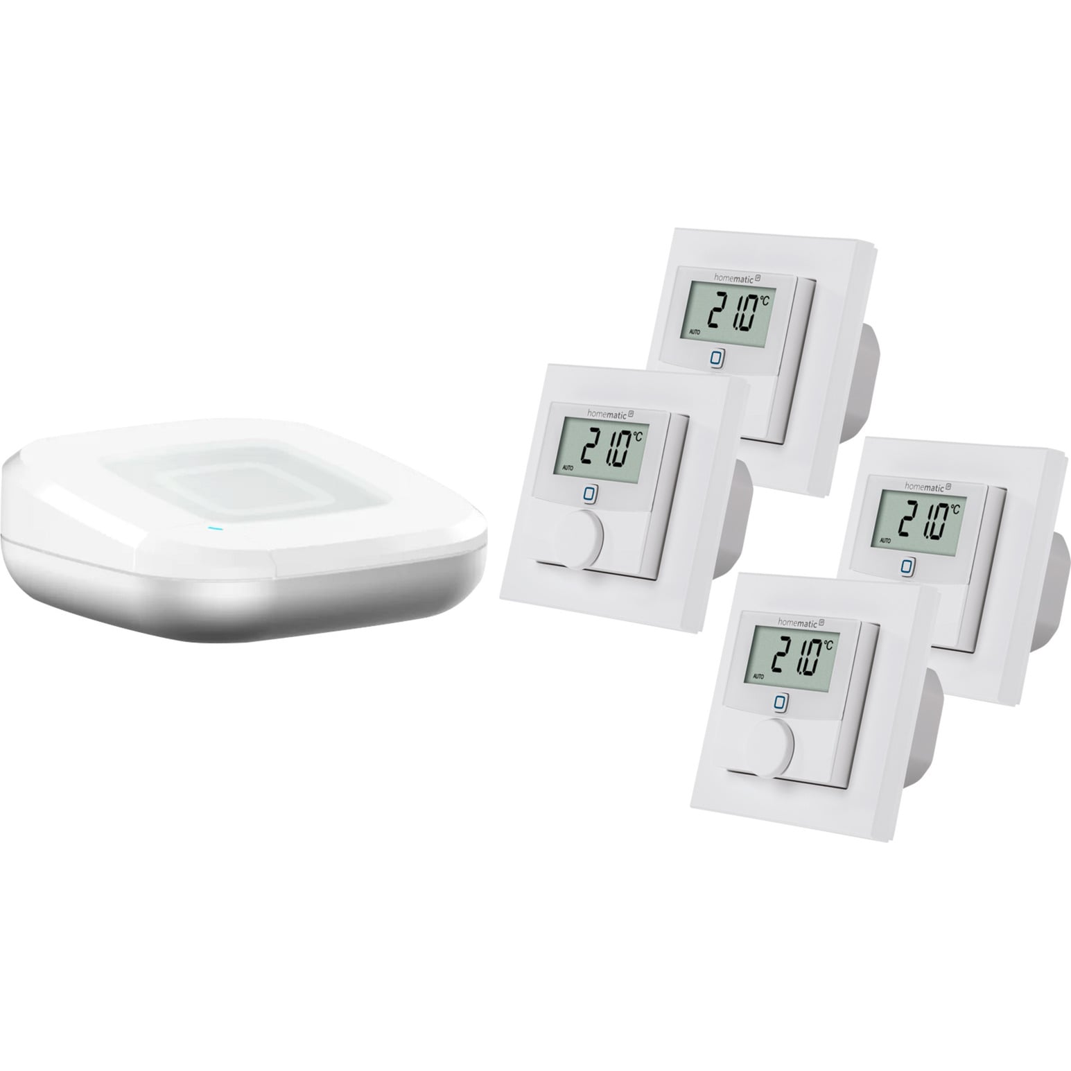 Set Raumklima AP + 4 Wandthermostate