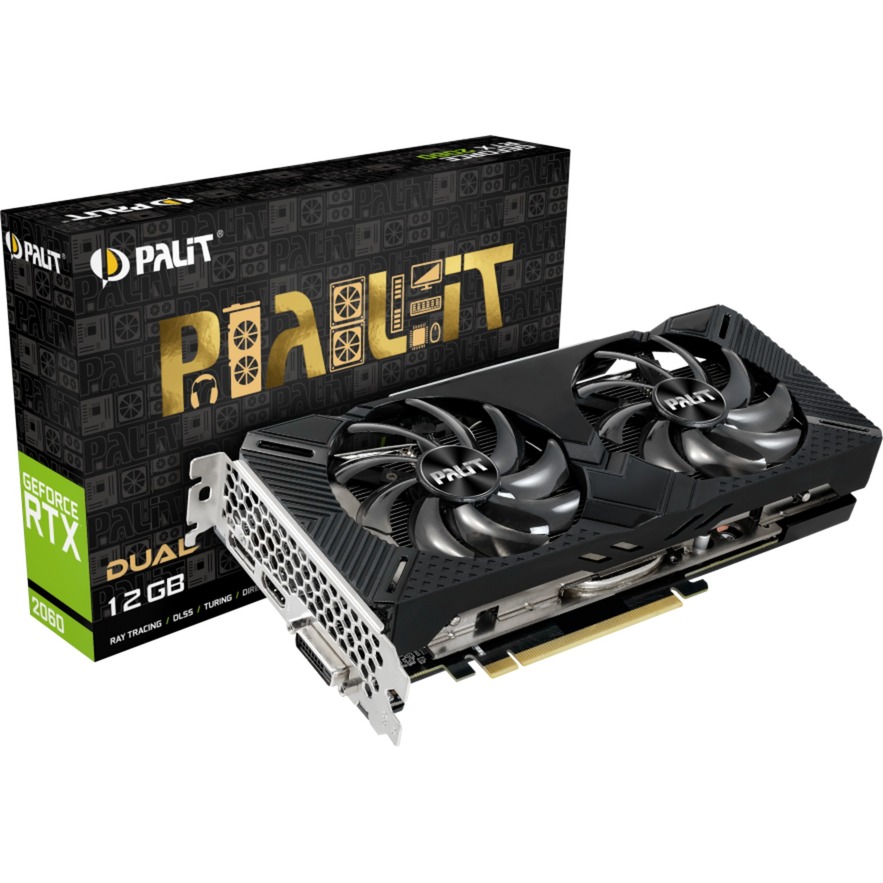Palit GeForce RTX 2060 Dual, Grafikkarte | 04710562242966