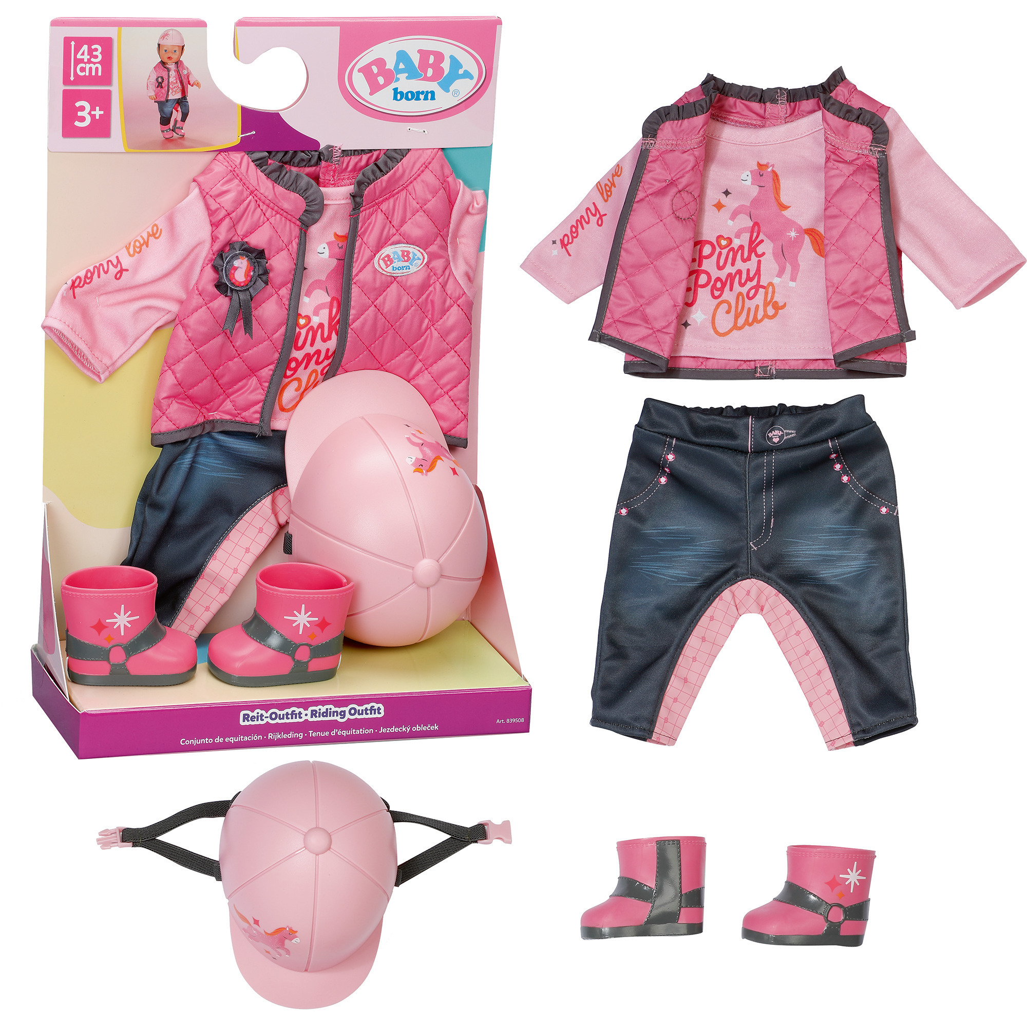 BABY born® Reit Outfit 43cm, Puppenzubehör