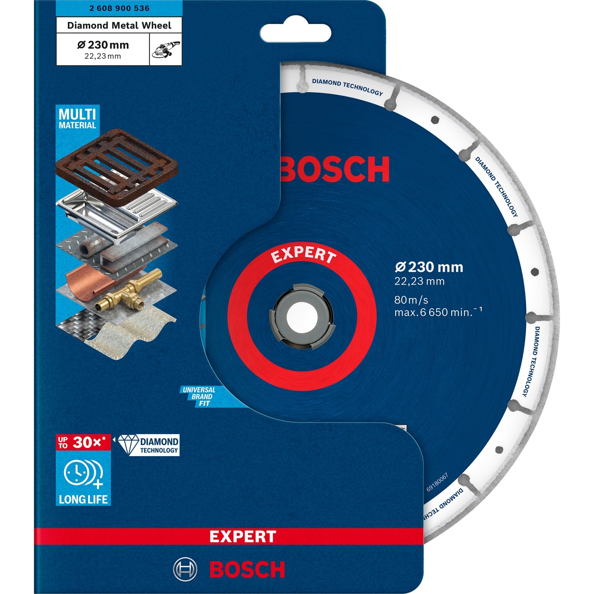 Diamanttrennscheibe Expert Diamond Metal Wheel, Ø 230mm
