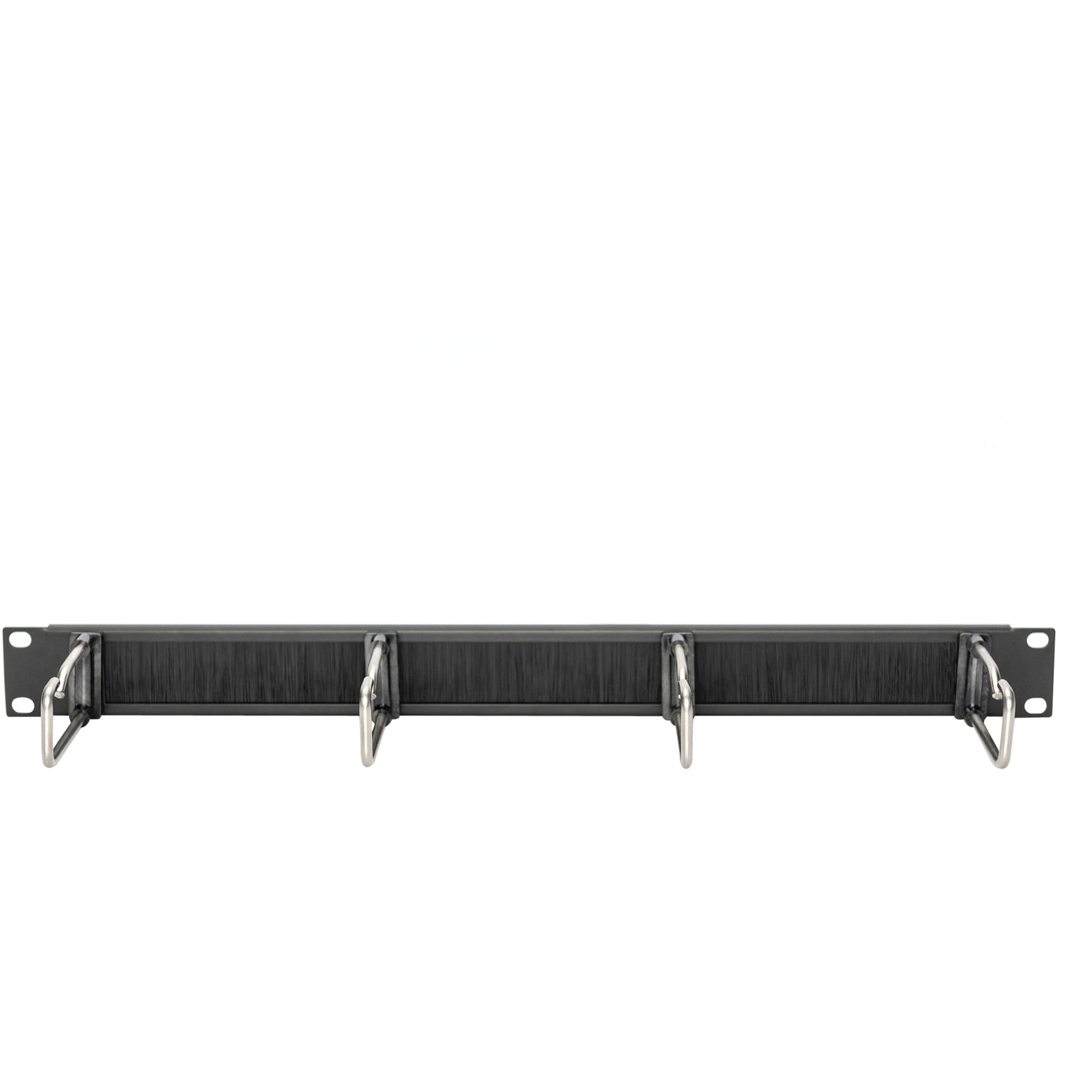 Kabelrangierpanel mit Stahlbügeln und Bürstenleiste für 483 mm (19")-Schränke, Kabelführung