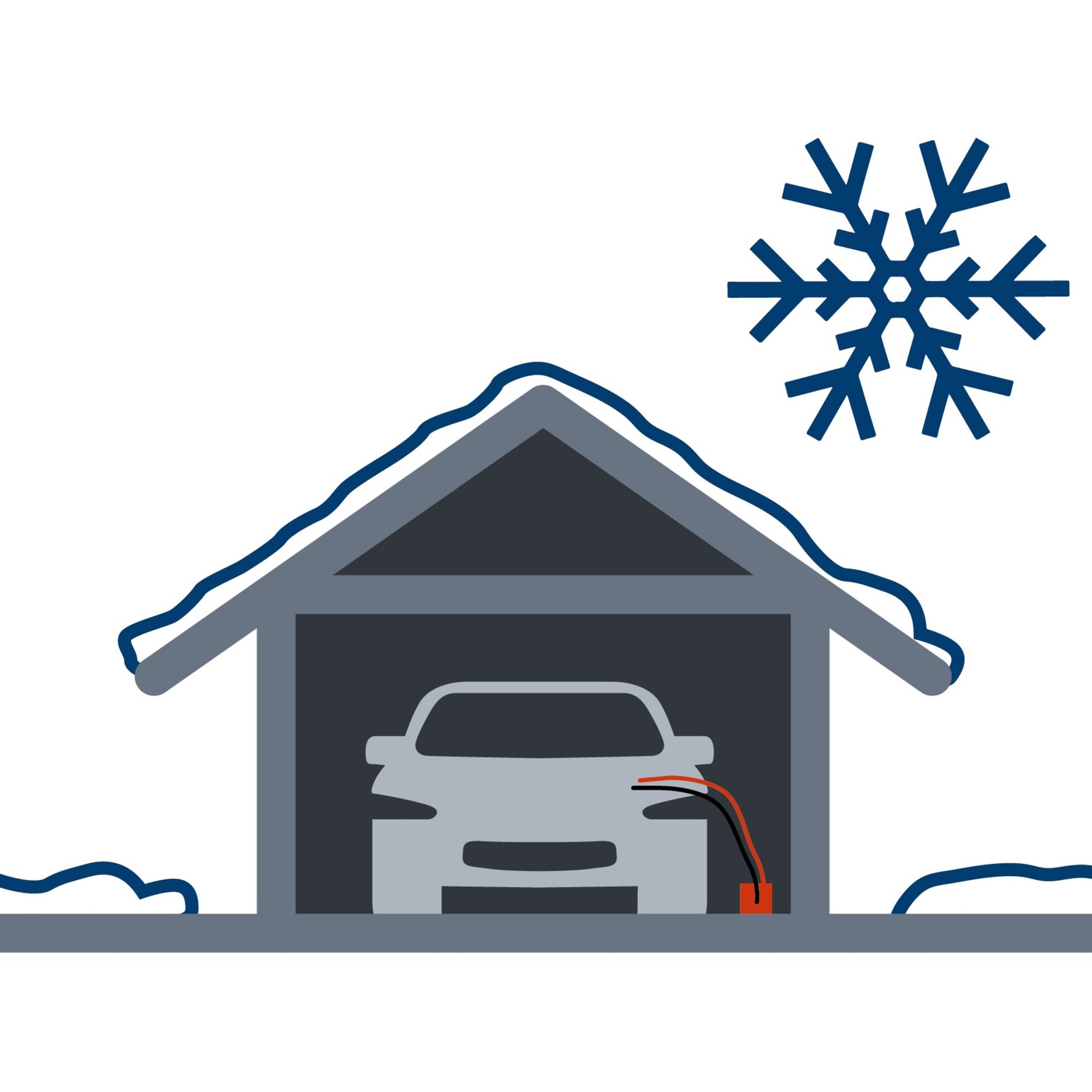 EINHELL Batterie-Ladegerät CE-BC 1 M rot/schwarz, für Kfz- und Motorradbatterien