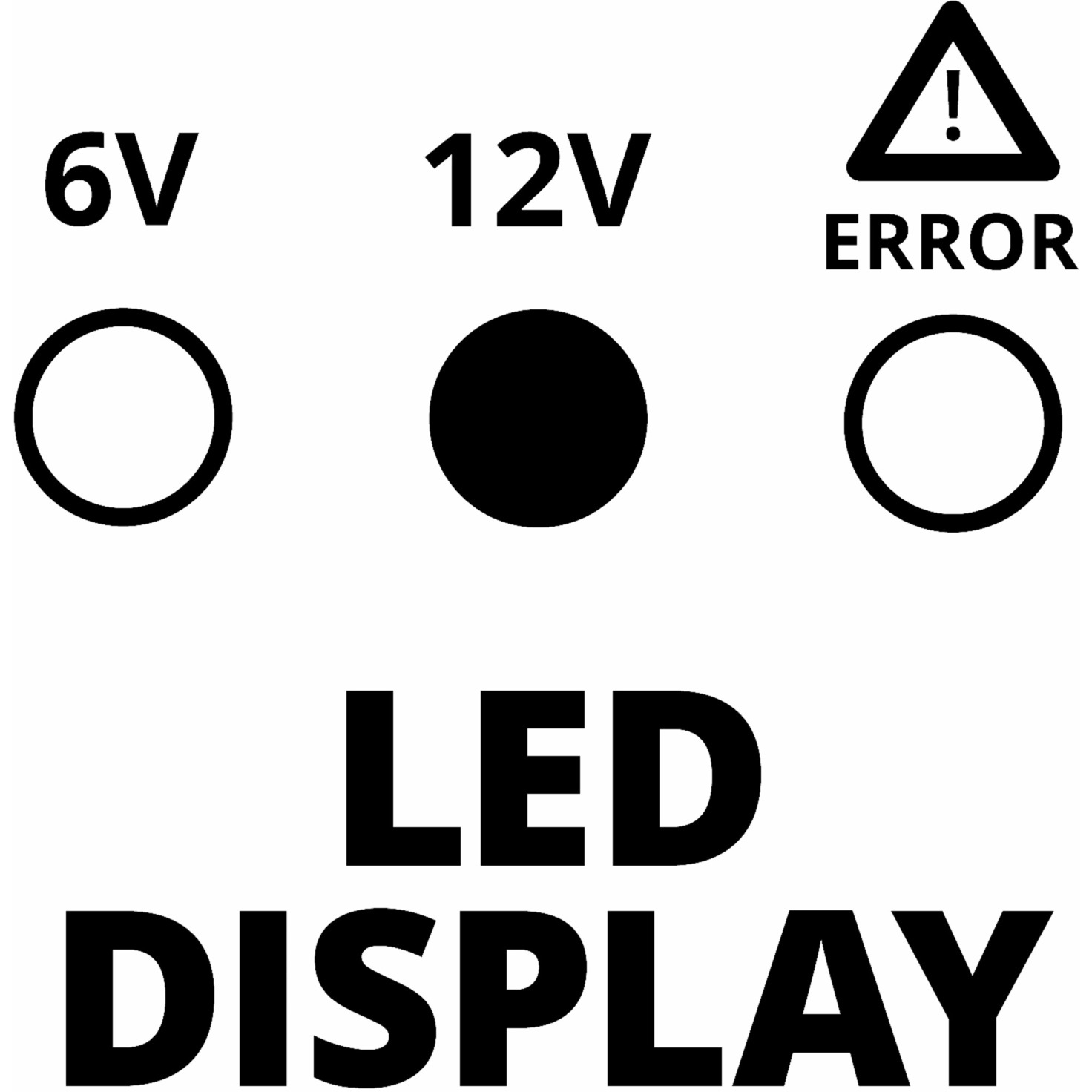EINHELL Batterie-Ladegerät CE-BC 1 M rot/schwarz, für Kfz- und Motorradbatterien
