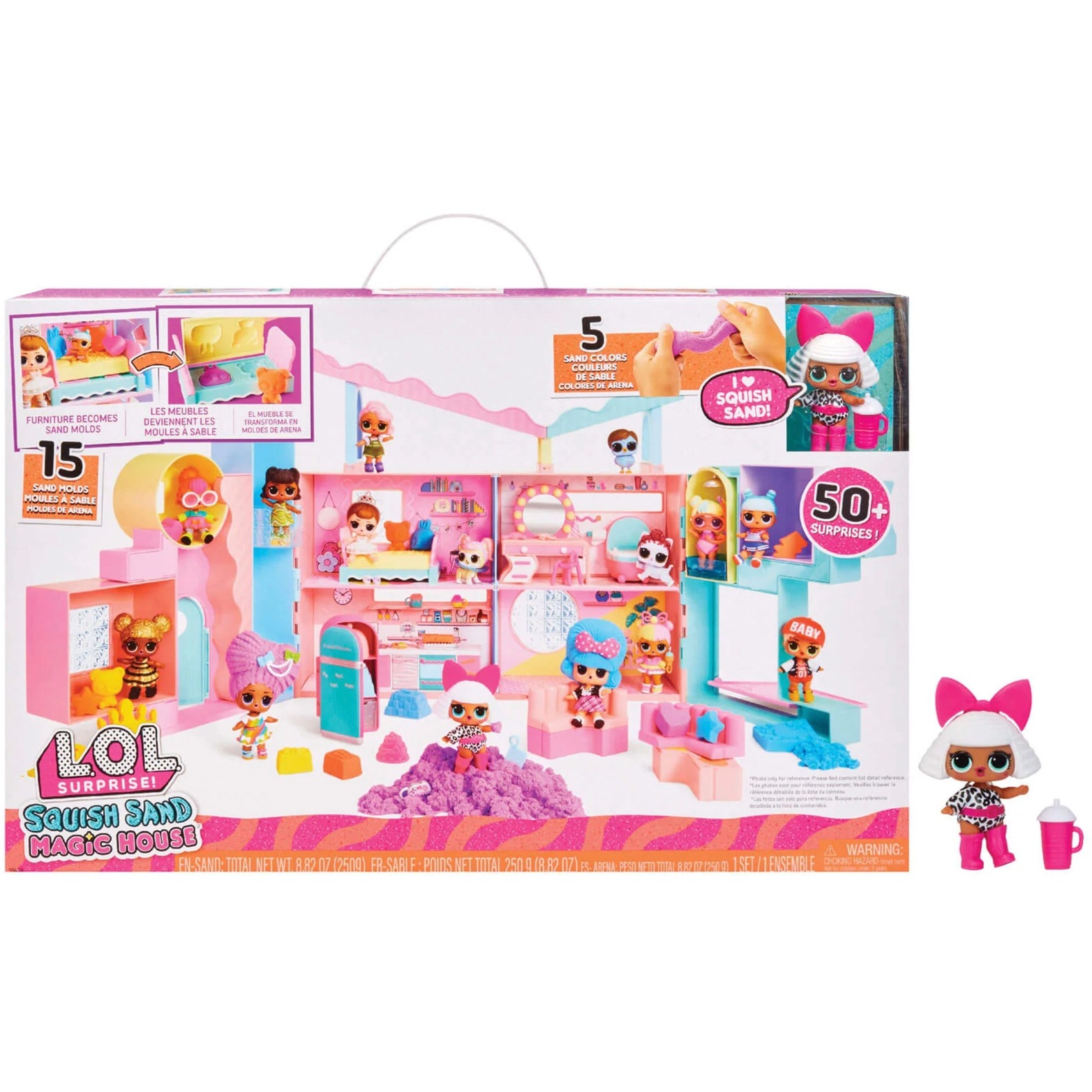 MGA Entertainment L.O.L. Surprise Squish Sand Magic House w/ Tot, Puppenhaus | 00035051593218 MGA Entertainment L.O.L. Surprise Squish Sand Magic House w/ Tot, Puppenhaus | 00035051593218