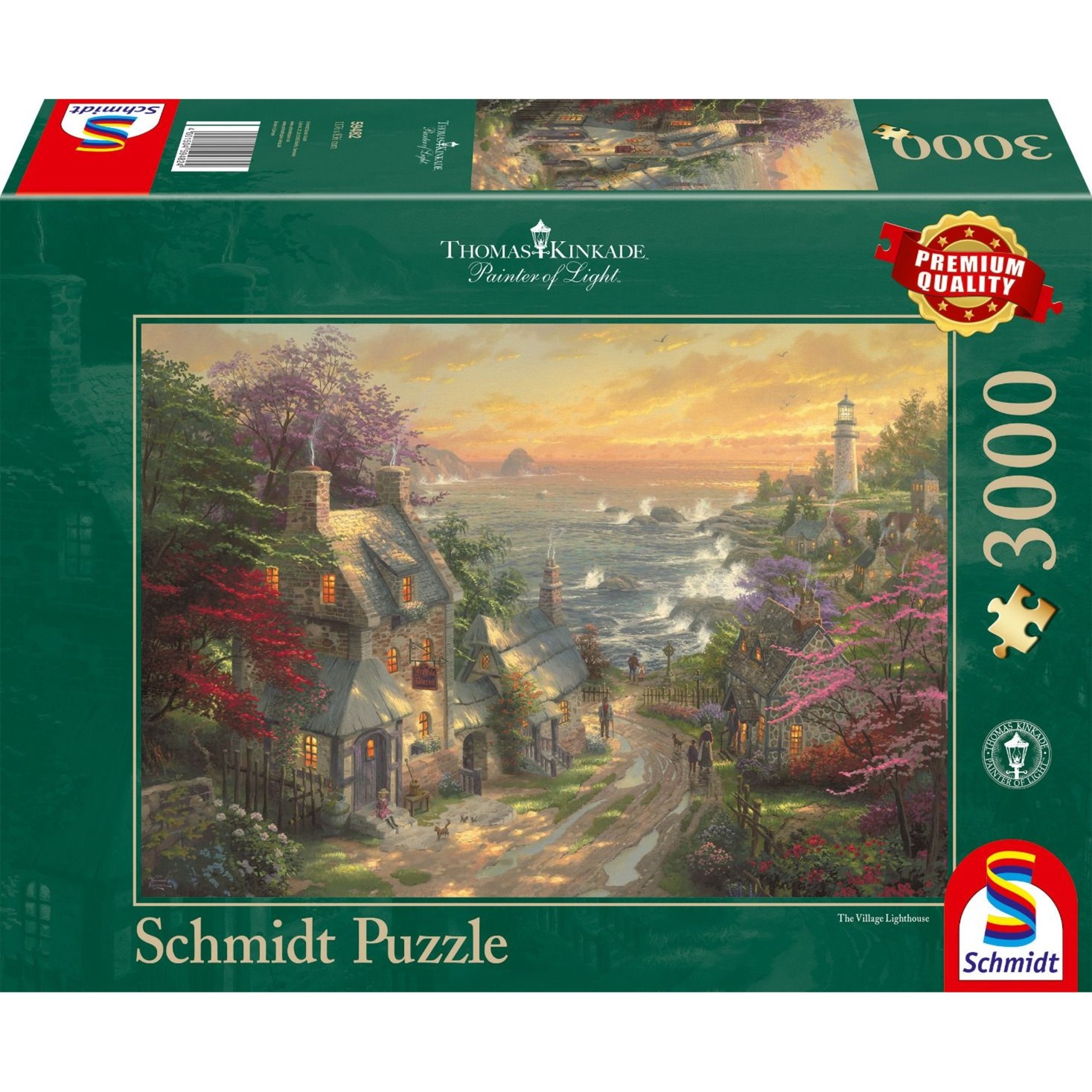 Schmidt Spiele Puzzle Dörfchen am Leuchtturm | 04001504594824 Schmidt Spiele Puzzle Dörfchen am Leuchtturm | 04001504594824