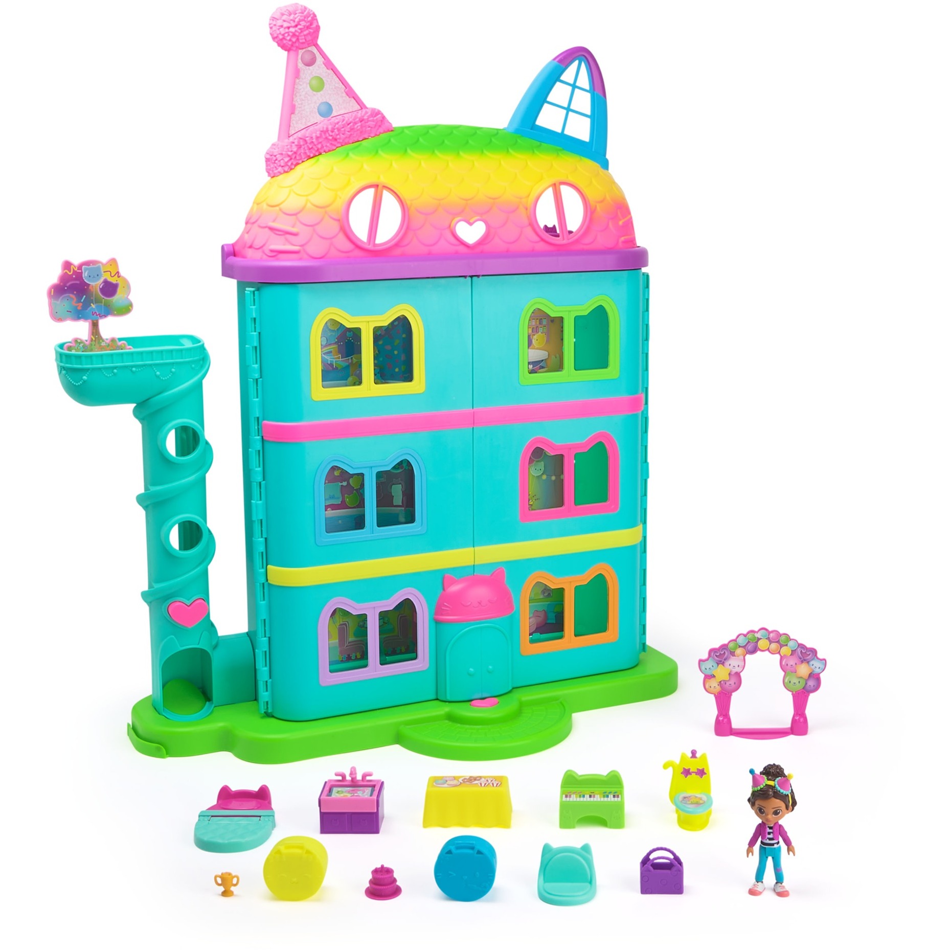 Spin Master Gabby“s Dollhouse – Purrfect Puppenhaus, Spielgebäude | 00681147027183 Spin Master Gabby“s Dollhouse – Purrfect Puppenhaus, Spielgebäude | 00681147027183