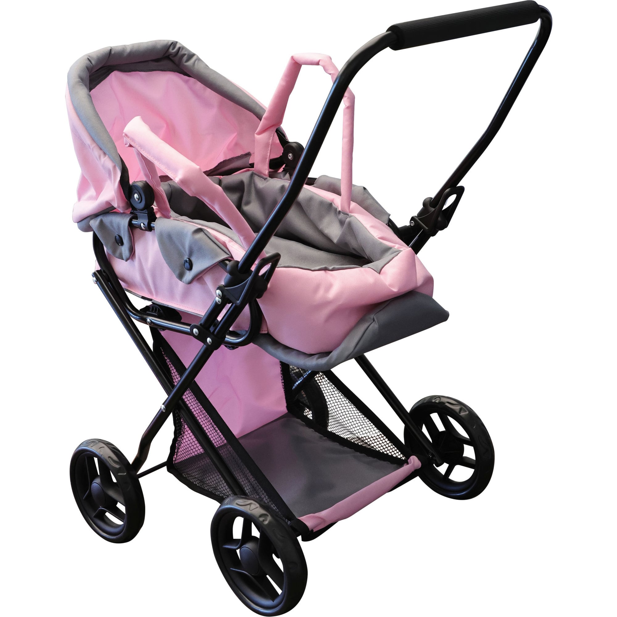 Puppenwagen Rosy mit Ablagekorb