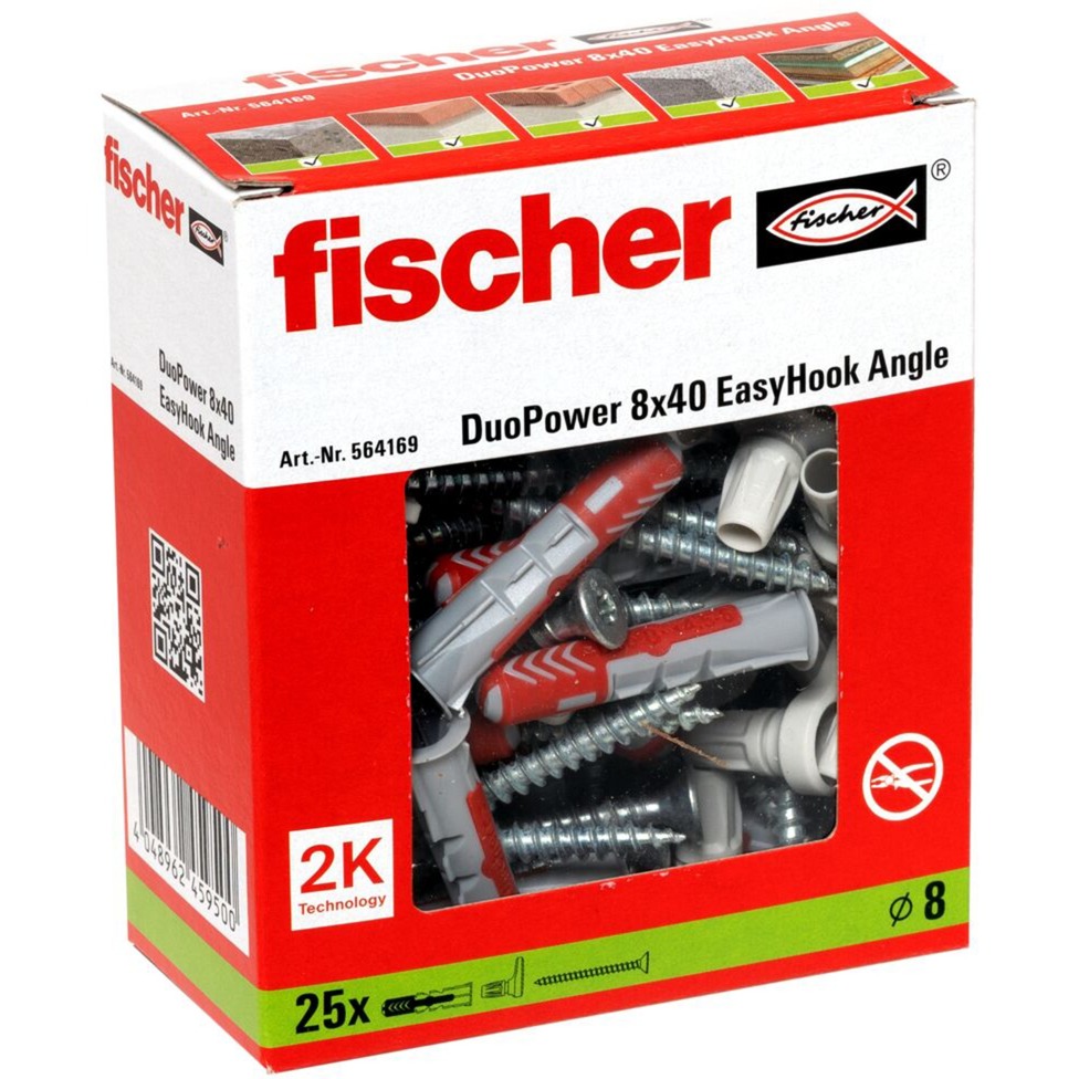 EasyHook Angle DuoPower 8x40, Dübel