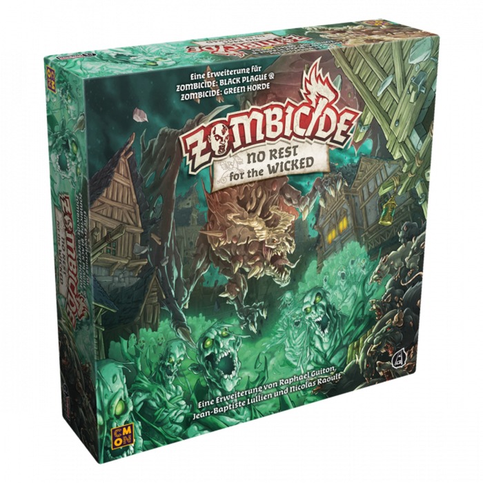 Spielzeug: Asmodee Zombicide: Green Horde – No Rest for the Wicked, Brettspiel